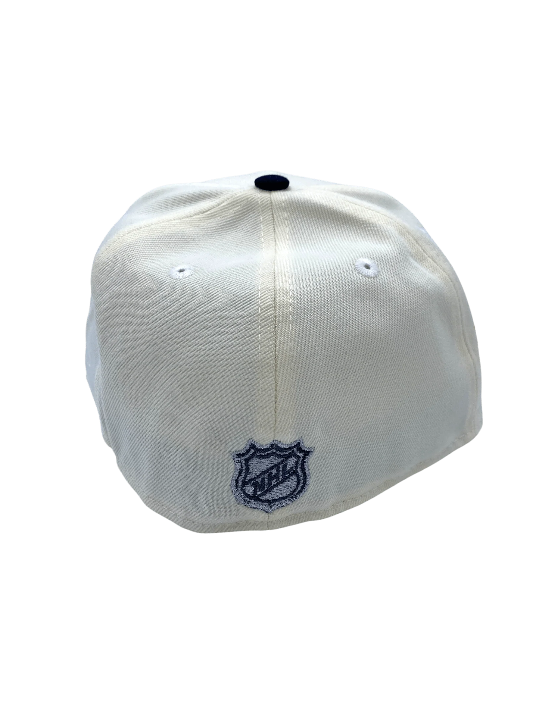 Adult New York Rangers New Era Chrome Retro Script Custom Side Patch 59FIFTY Fitted Hat - Men's - Image 7