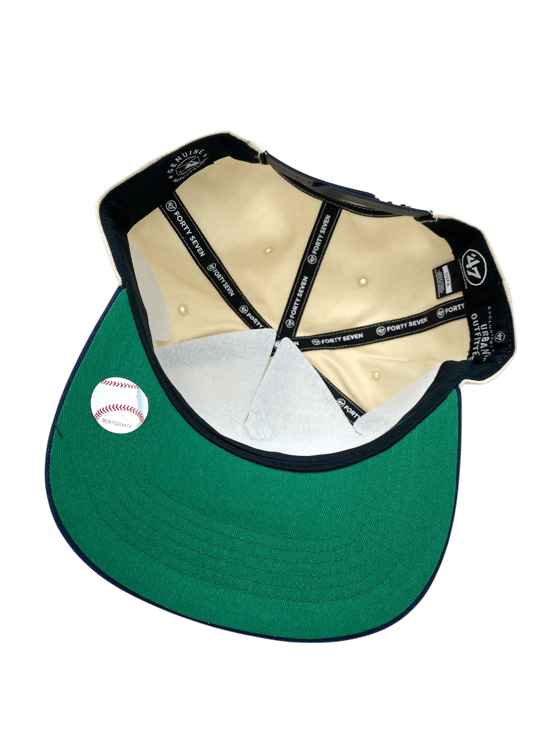 Adult New York Yankees '47 Natural 2 Tone Logo Hitch Adjustable Snapback Hat - Men's - Image 2