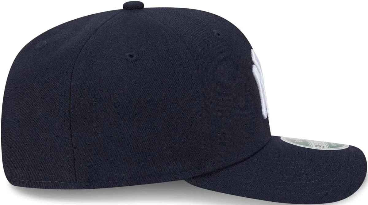 Adult New York Yankees New Era Navy Replica Team Logo 9SEVENTY Stretch-Snapback Hat - Men's - Image 3