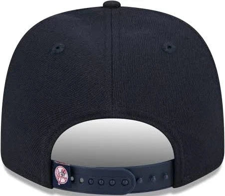 Adult New York Yankees New Era Navy Replica Team Logo 9SEVENTY Stretch-Snapback Hat - Men's - Image 4