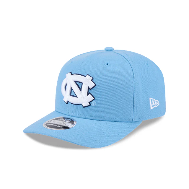 Adult North Carolina Tar Heels New Era Carolina Blue Replica Team Logo 9SEVENTY Stretch-Snapback Hat - Men's