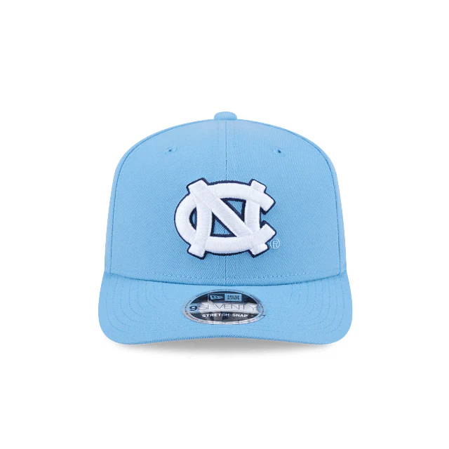 Adult North Carolina Tar Heels New Era Carolina Blue Replica Team Logo 9SEVENTY Stretch-Snapback Hat - Men's - Image 3