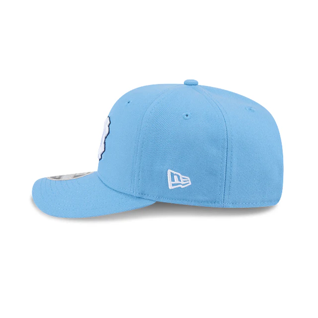 Adult North Carolina Tar Heels New Era Carolina Blue Replica Team Logo 9SEVENTY Stretch-Snapback Hat - Men's - Image 5