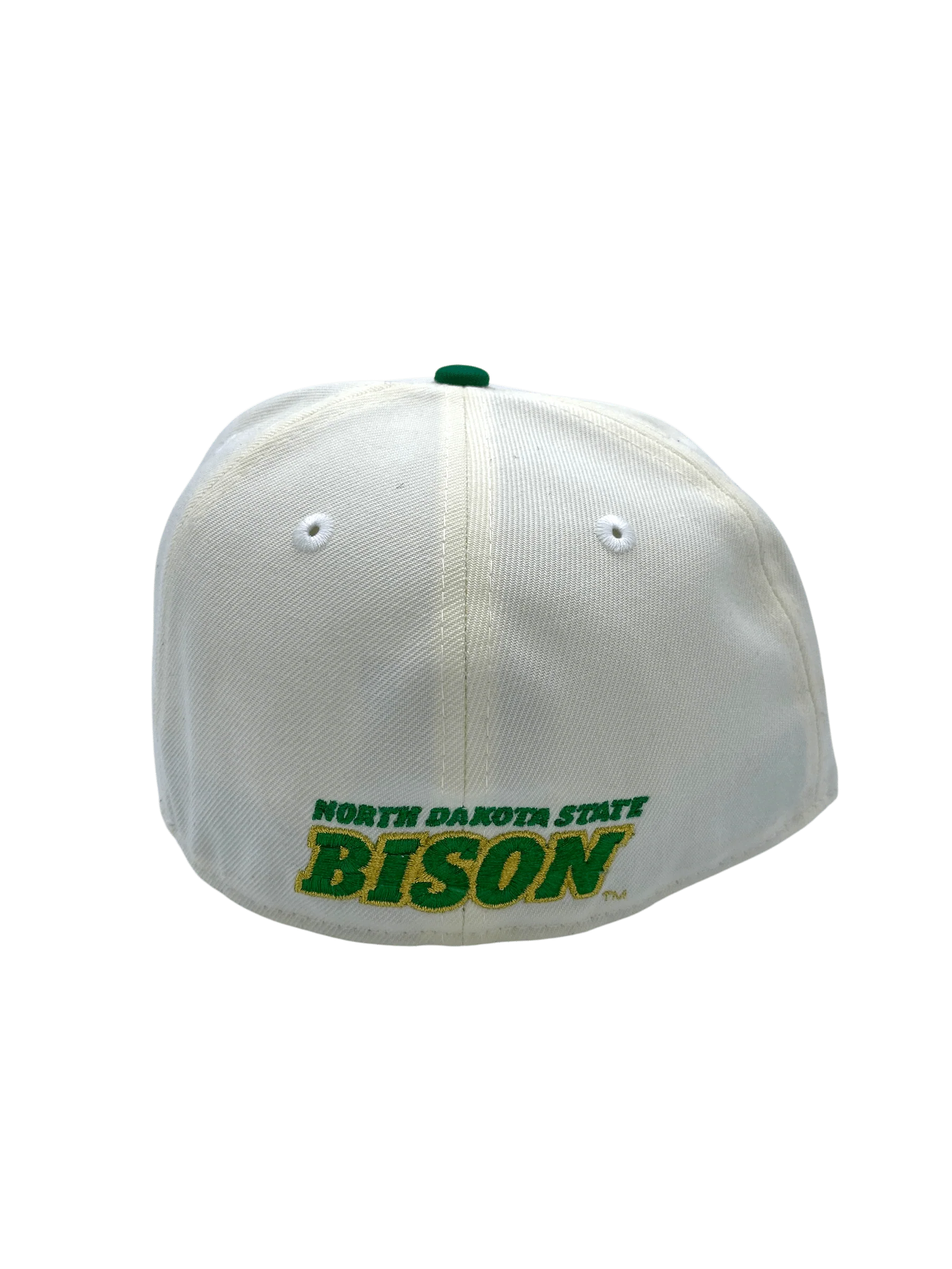 Adult North Dakota State Bison New Era Chrome/Green Custom Side Patch 59FIFTY Fitted Hat - Men's - Image 3