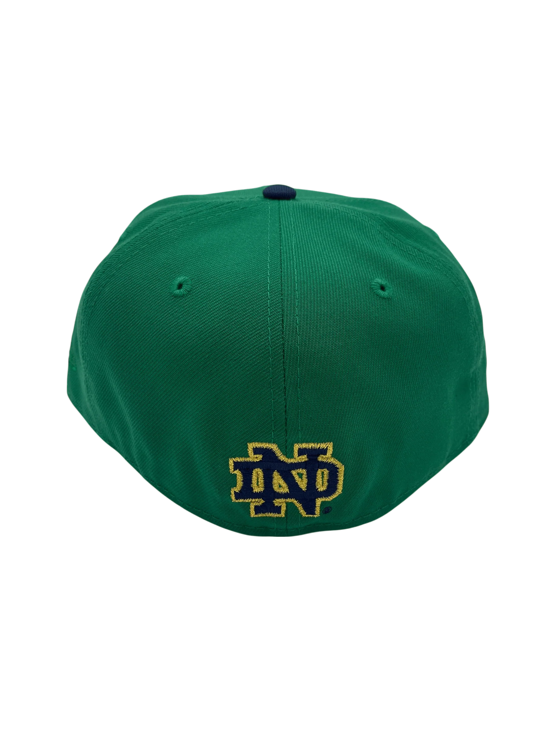 Adult Notre Dame Fighting Irish New Era Green Iris Custom Side Patch 59FIFTY Fitted Hat - Men's - Image 3