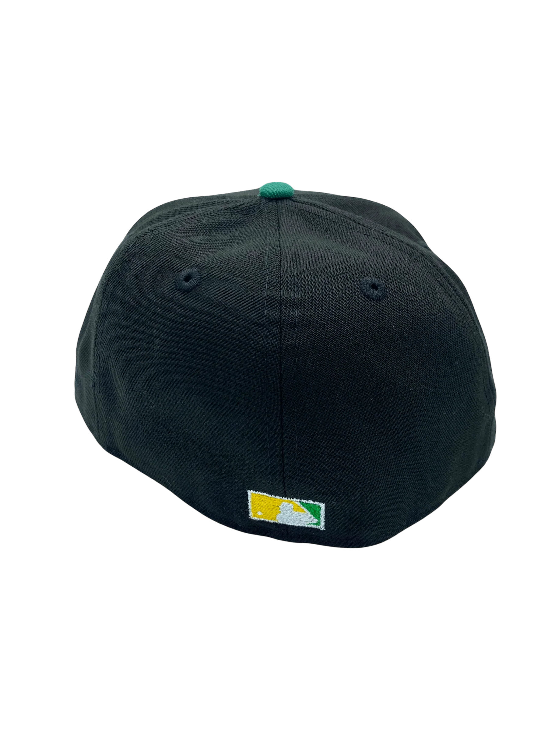 Adult Oakland A's New Era Black Chillin Stomper Side Patch 59FIFTY Fitted Hat - Men's - Image 7