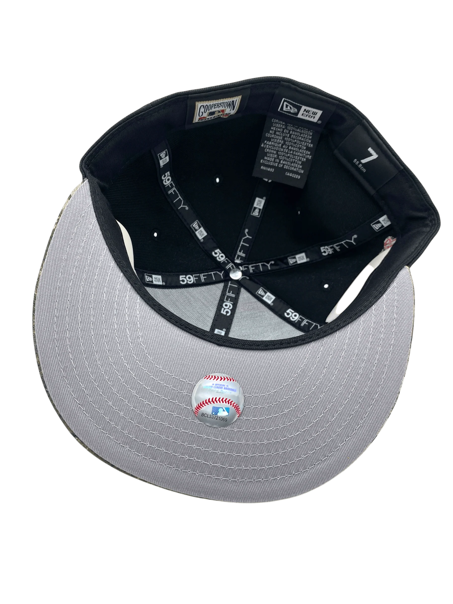 Adult Oakland Athletics New Era Black/Camo Custom 59FIFTY Fitted Hat - Men's - Image 3