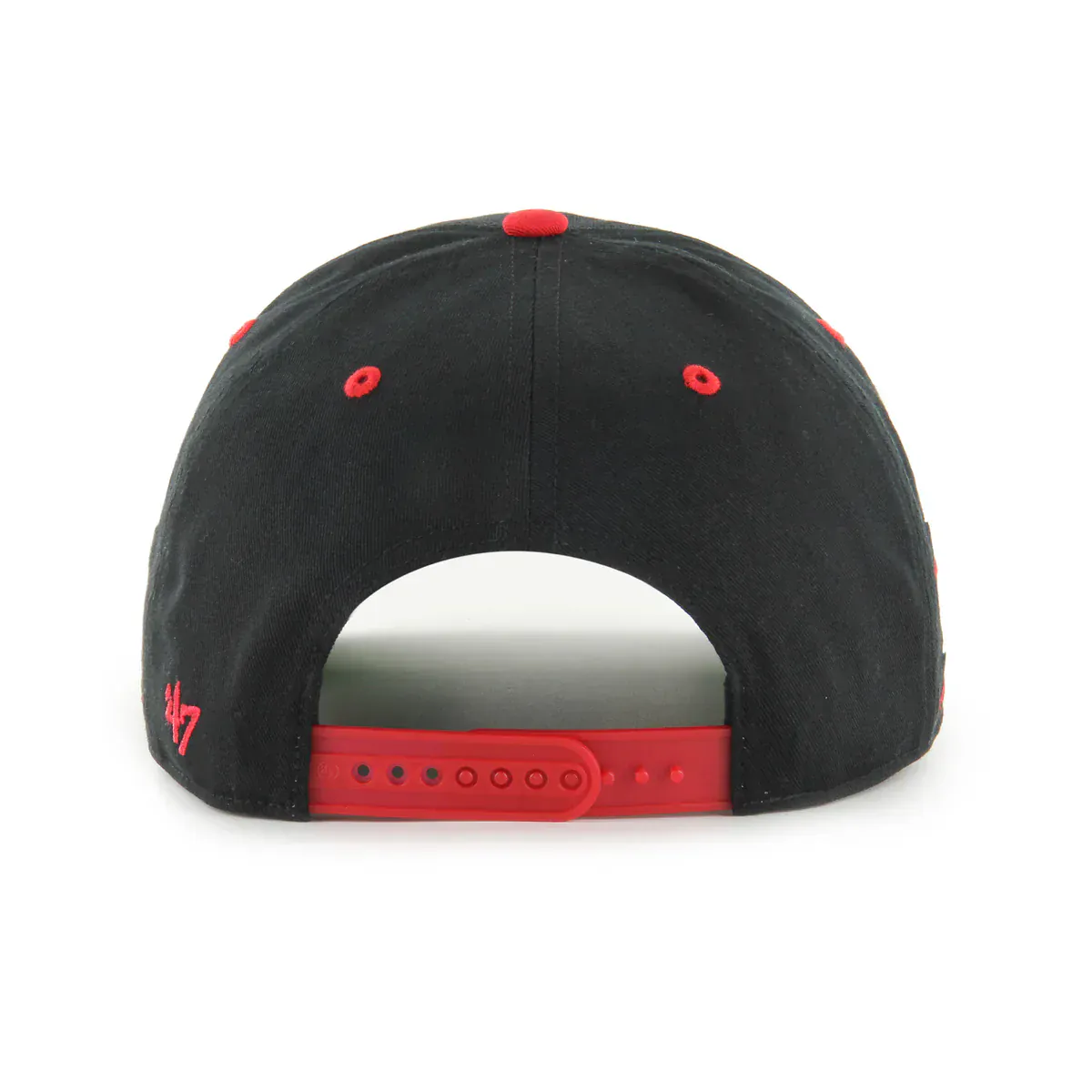 Adult Ohio State Buckeyes '47 Black Diamond Cut Hitch Adjustable Snapback Hat - Men's - Image 2