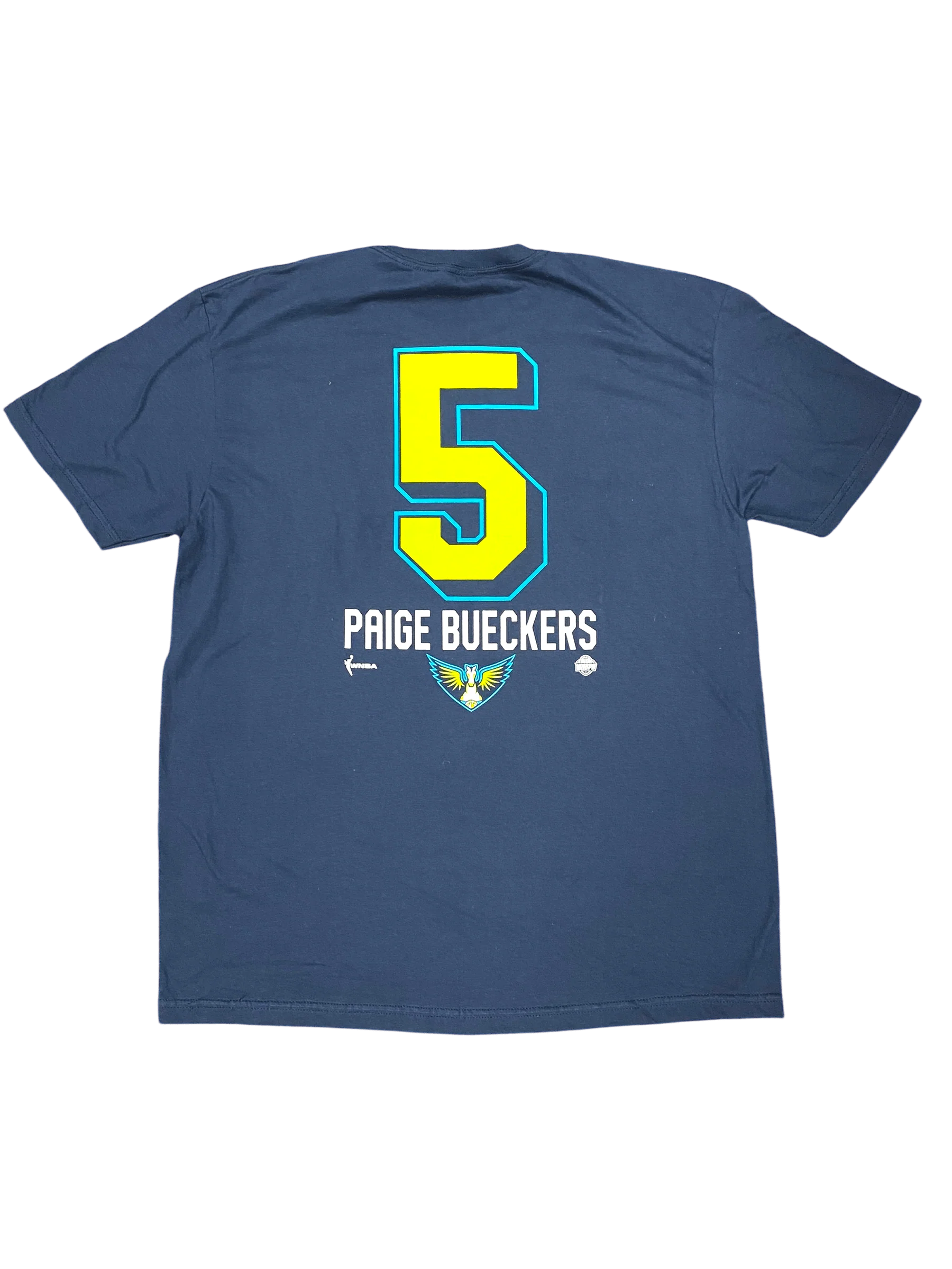 Adult Paige Bueckers Dallas Wings Dynasty WNBA Navy Name & Number Player T-Shirt - Men's - Image 3