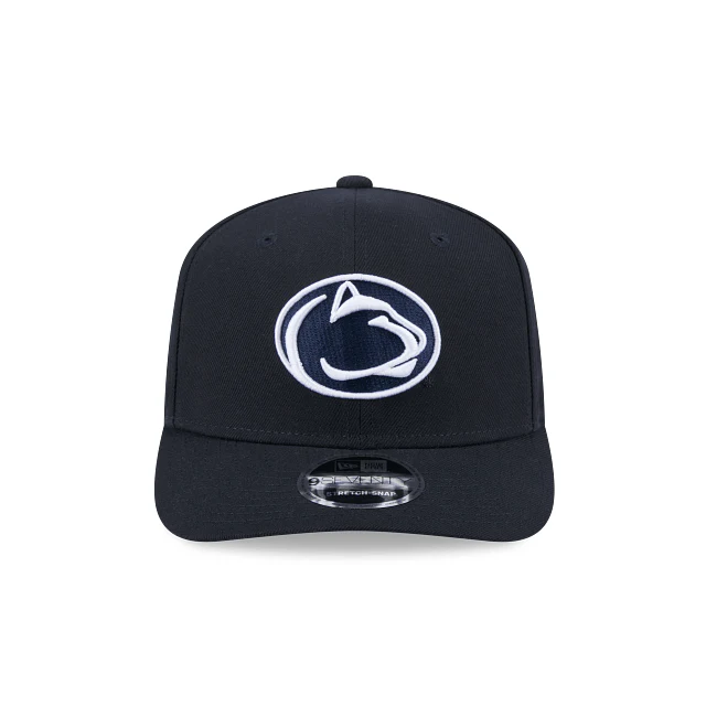 Adult Penn State Nittany Lions New Era Navy Replica Team Logo 9SEVENTY Stretch-Snapback Hat - Men's - Image 3