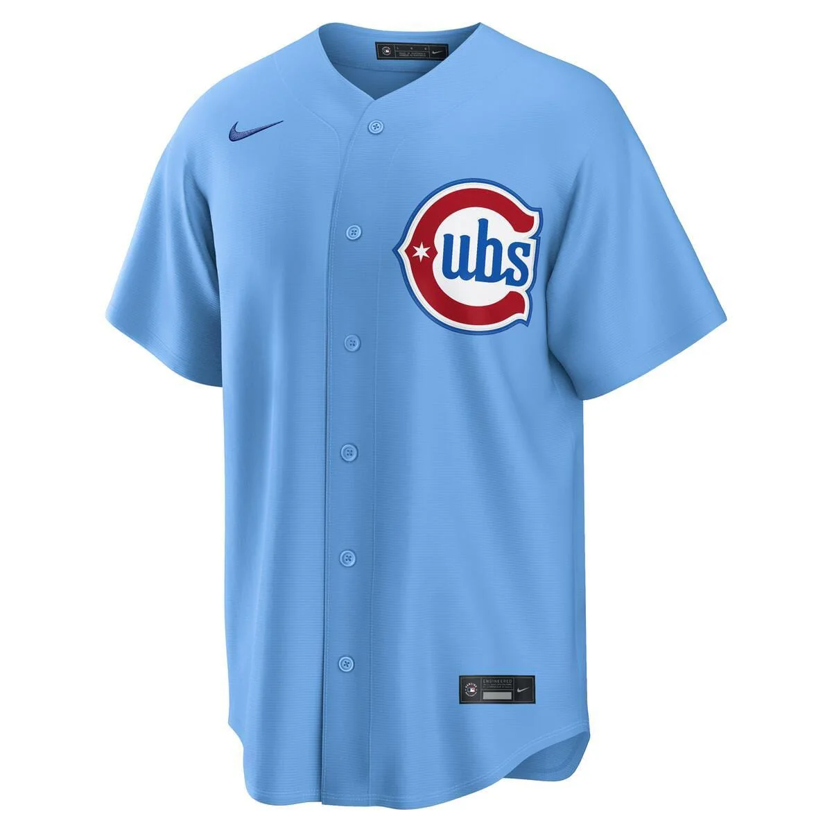 Adult Pete Crow-Armstrong Nike Light Blue Alternate 2 Replica Player Jersey - Men's - Image 3