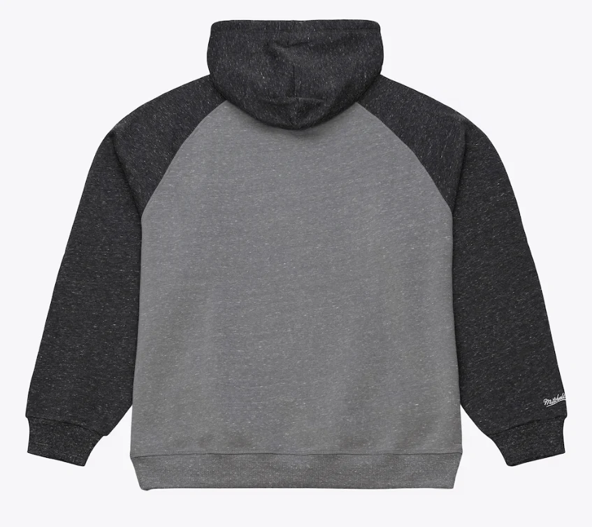 Adult Philadelphia Eagles Mitchell & Ness Gray Winning Streak Fleece Hooded Sweatshirt - Men's - Image 2