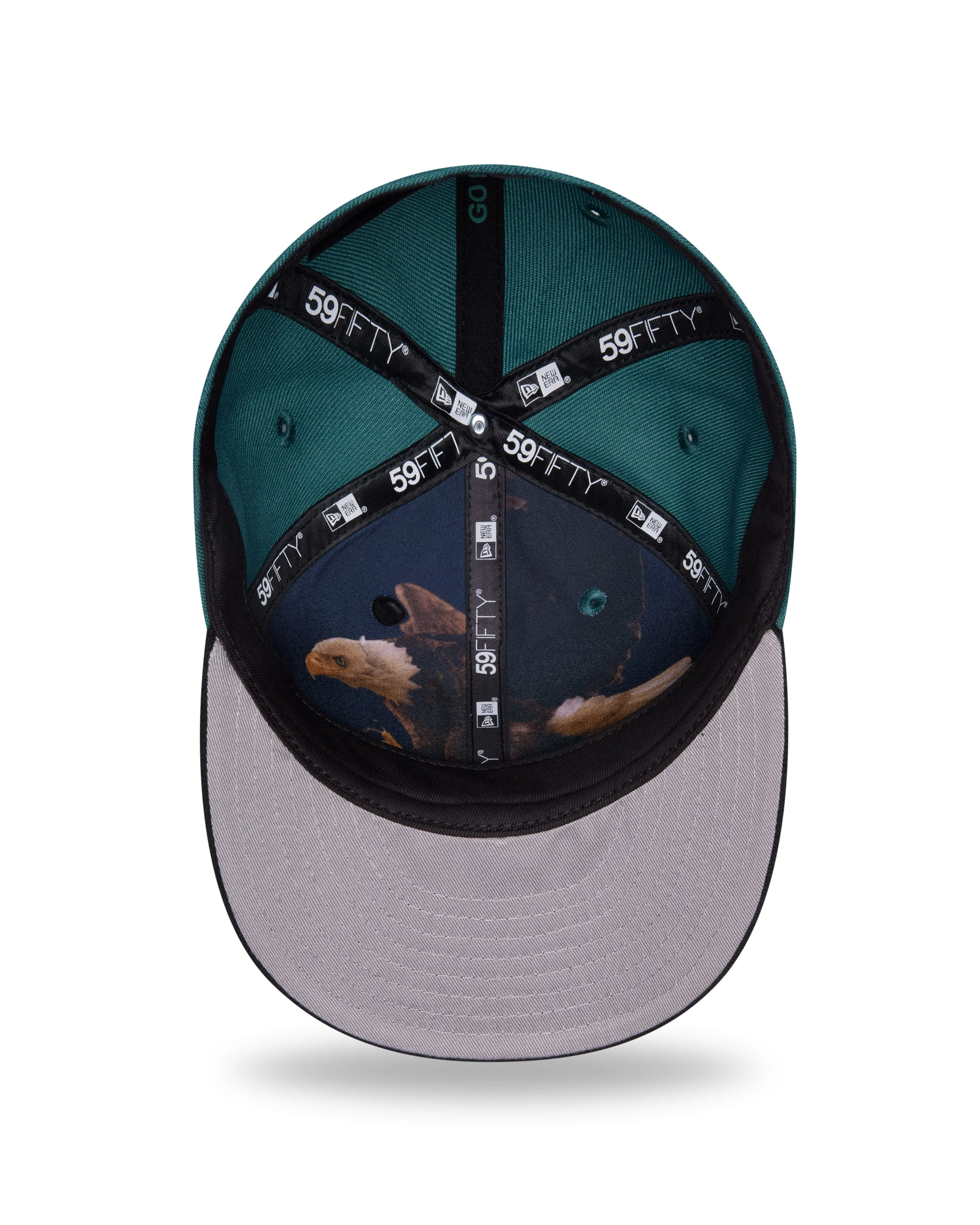 Adult Philadelphia Eagles New Era Team Color 2026 NFL Draft 59FIFTY Fitted Hat - Men's - Image 4
