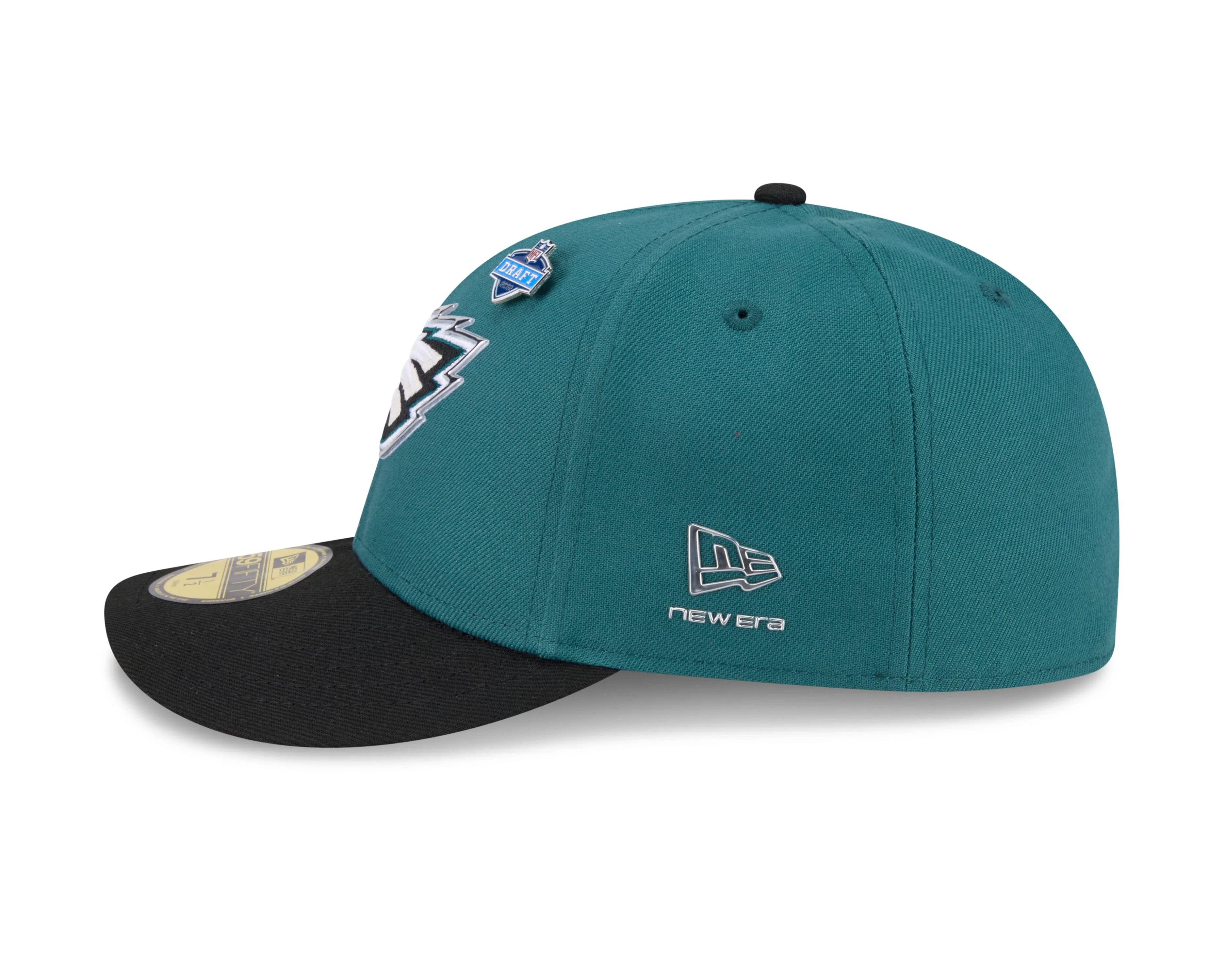 Adult Philadelphia Eagles New Era Team Color 2026 NFL Draft 59FIFTY Fitted Hat - Men's - Image 5
