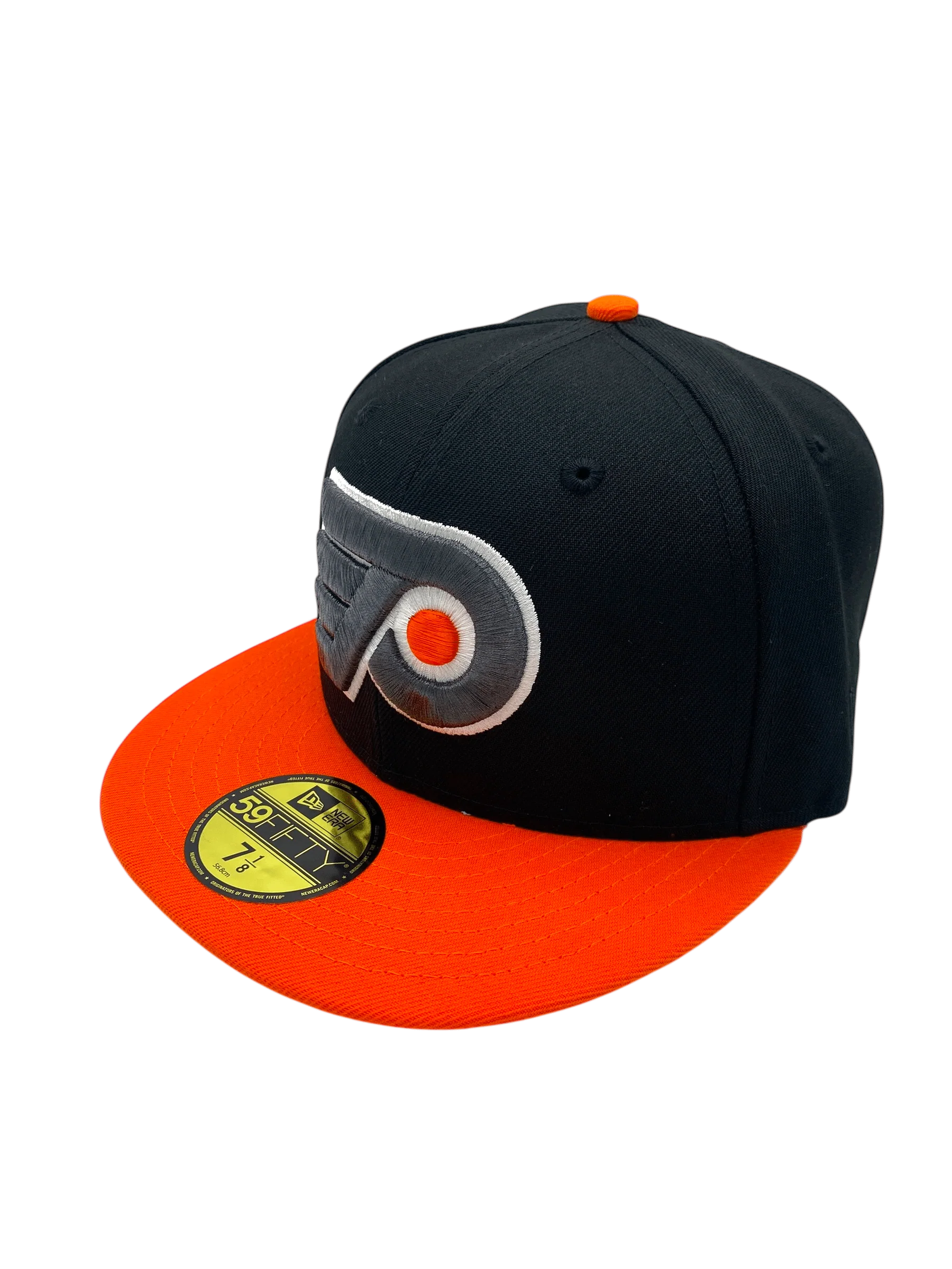 Adult Philadelphia Flyers New Era Black Icy Classic Custom Side Patch 59FIFTY Fitted Hat - Men's - Image 5