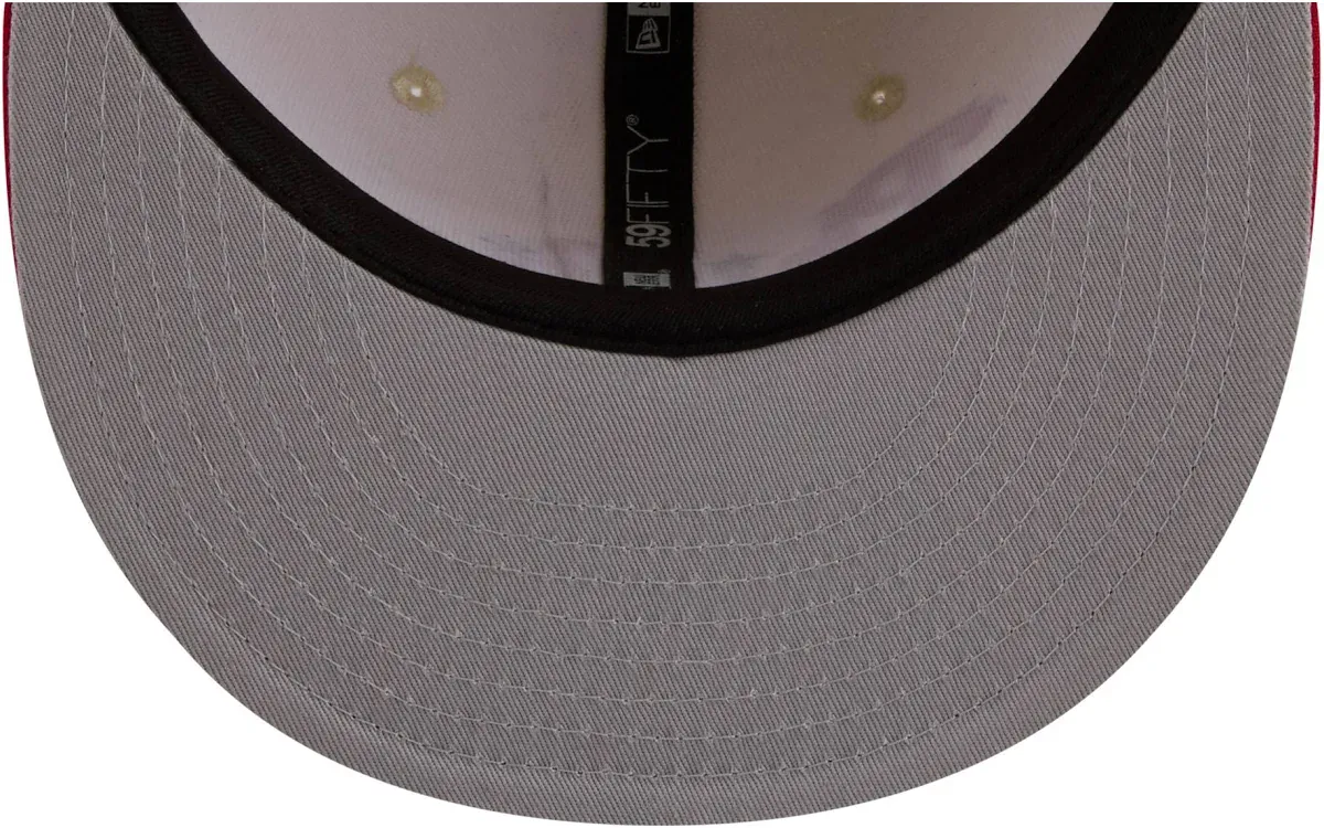 Adult Philadelphia Phillies New Era Chrome 2 Tone Chain Stitch Logo 59FIFTY Fitted Hat - Men's - Image 5