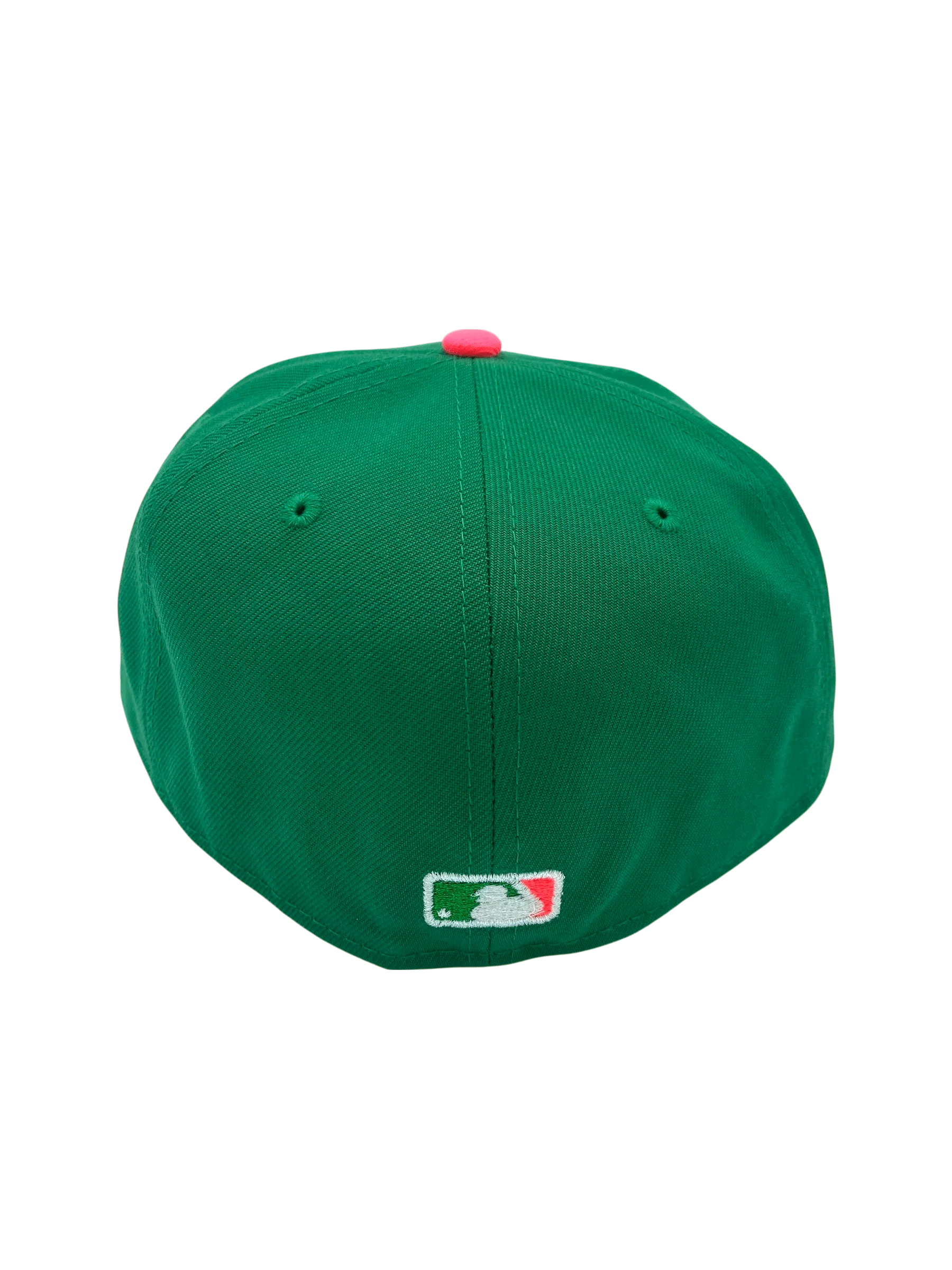 Adult Philadelphia Phillies New Era Green/Red The Phanatic Custom Side Patch 59FIFTY Fitted Hat - Men's - Image 7