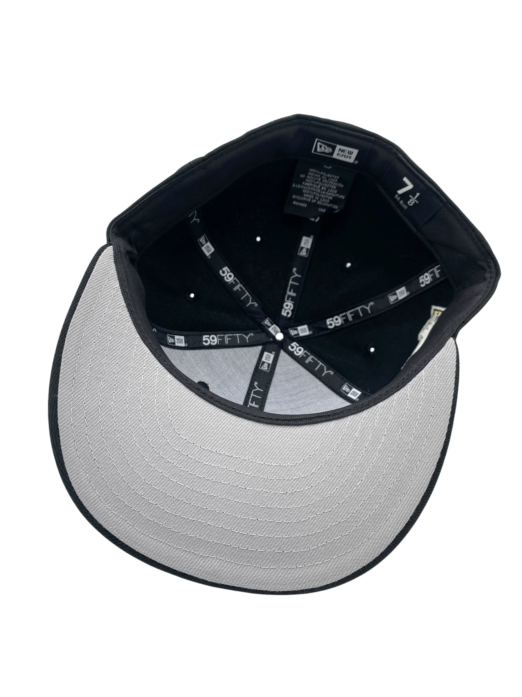 Adult Pittsburgh Penguins New Era Black Script Custom Side Patch 59FIFTY Fitted Hat - Men's - Image 3