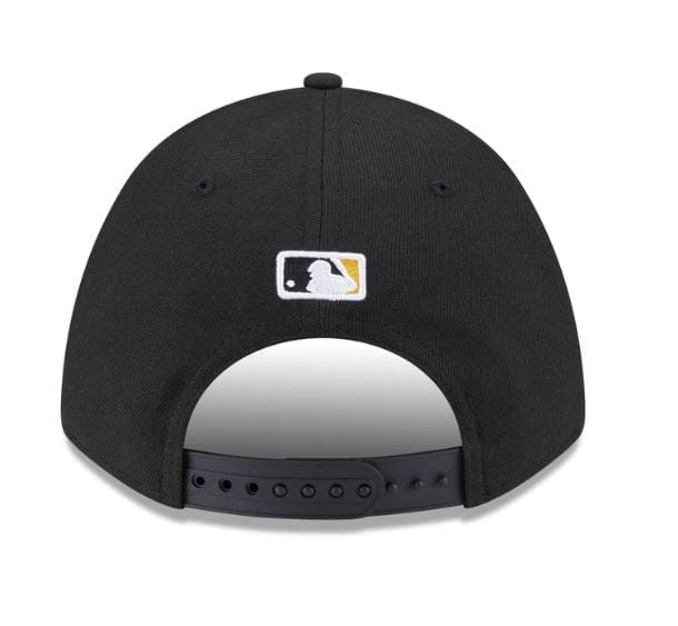 Adult Pittsburgh Pirates New Era Black Player Replica 9FORTY M-Crown Style Adjustable Snapback Hat - Men's - Image 2