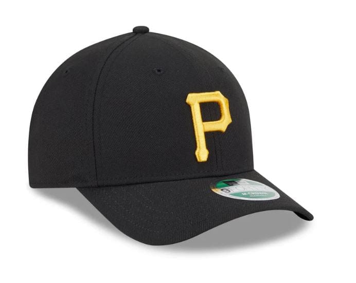 Adult Pittsburgh Pirates New Era Black Player Replica 9FORTY M-Crown Style Adjustable Snapback Hat - Men's - Image 4