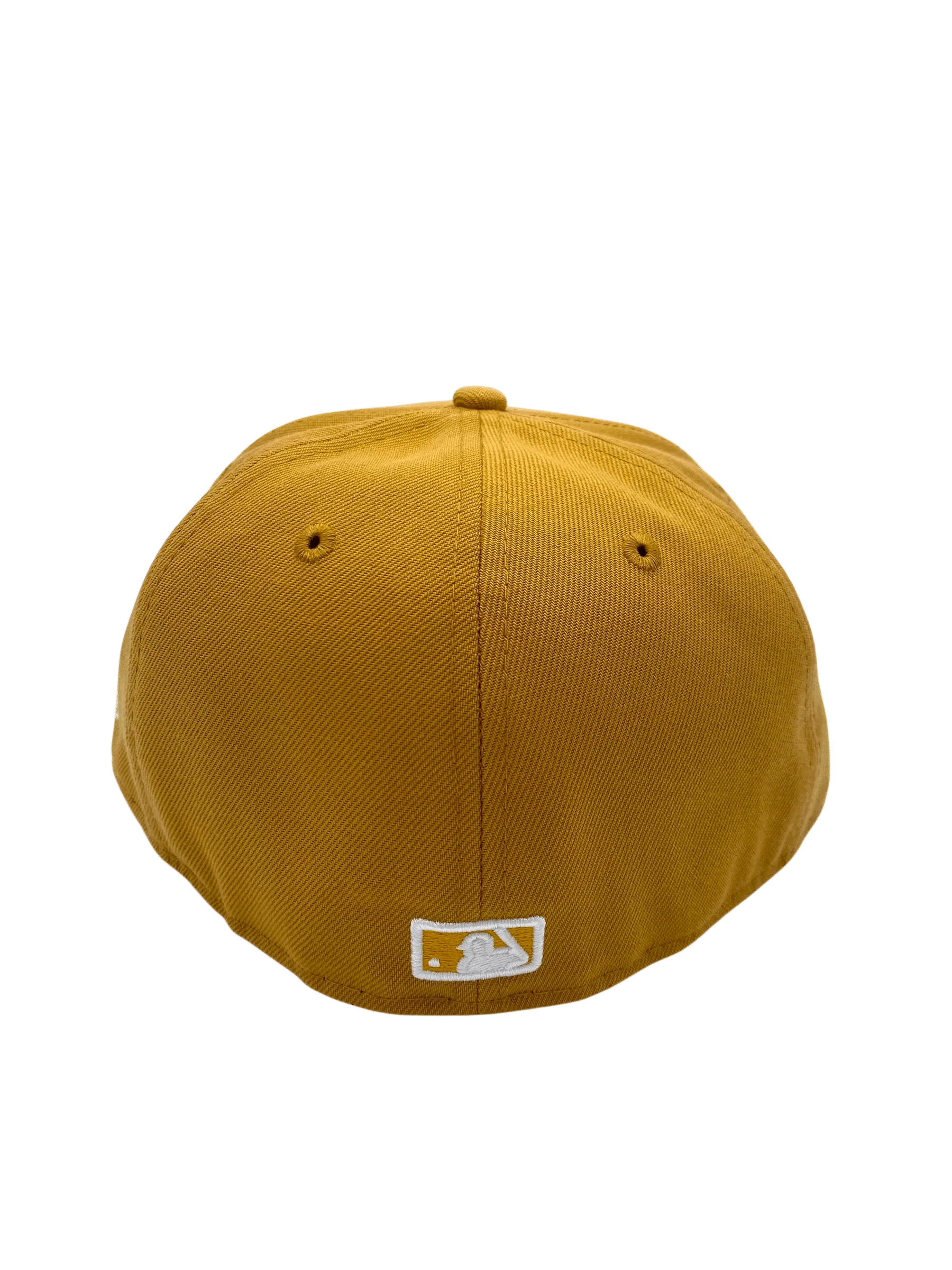 Adult Pittsburgh Pirates New Era Tan/White Basic 59FIFTY Fitted Hat - Men's - Image 5