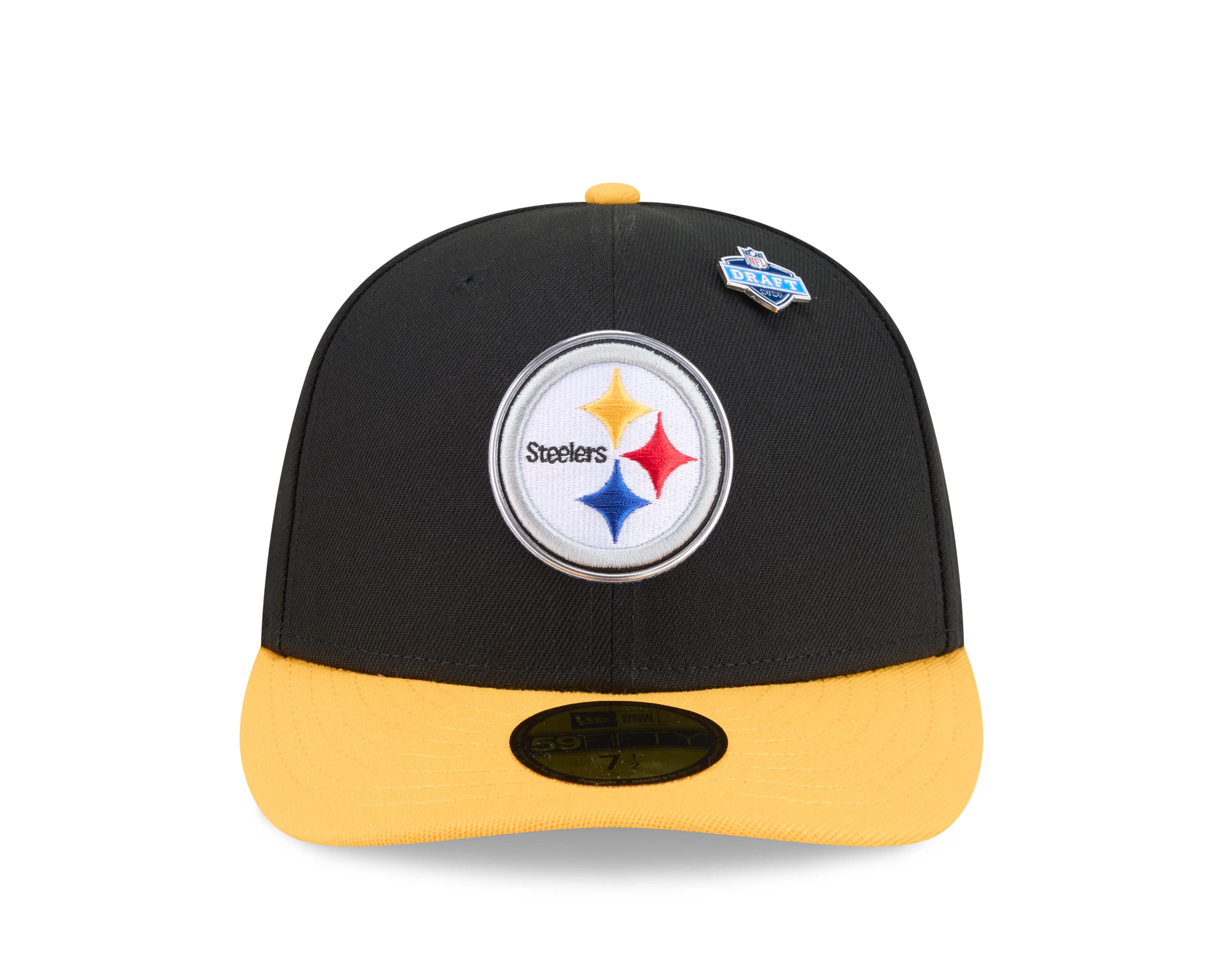Adult Pittsburgh Steelers New Era Team Color 2026 NFL Draft 59FIFTY Fitted Hat - Men's - Image 3