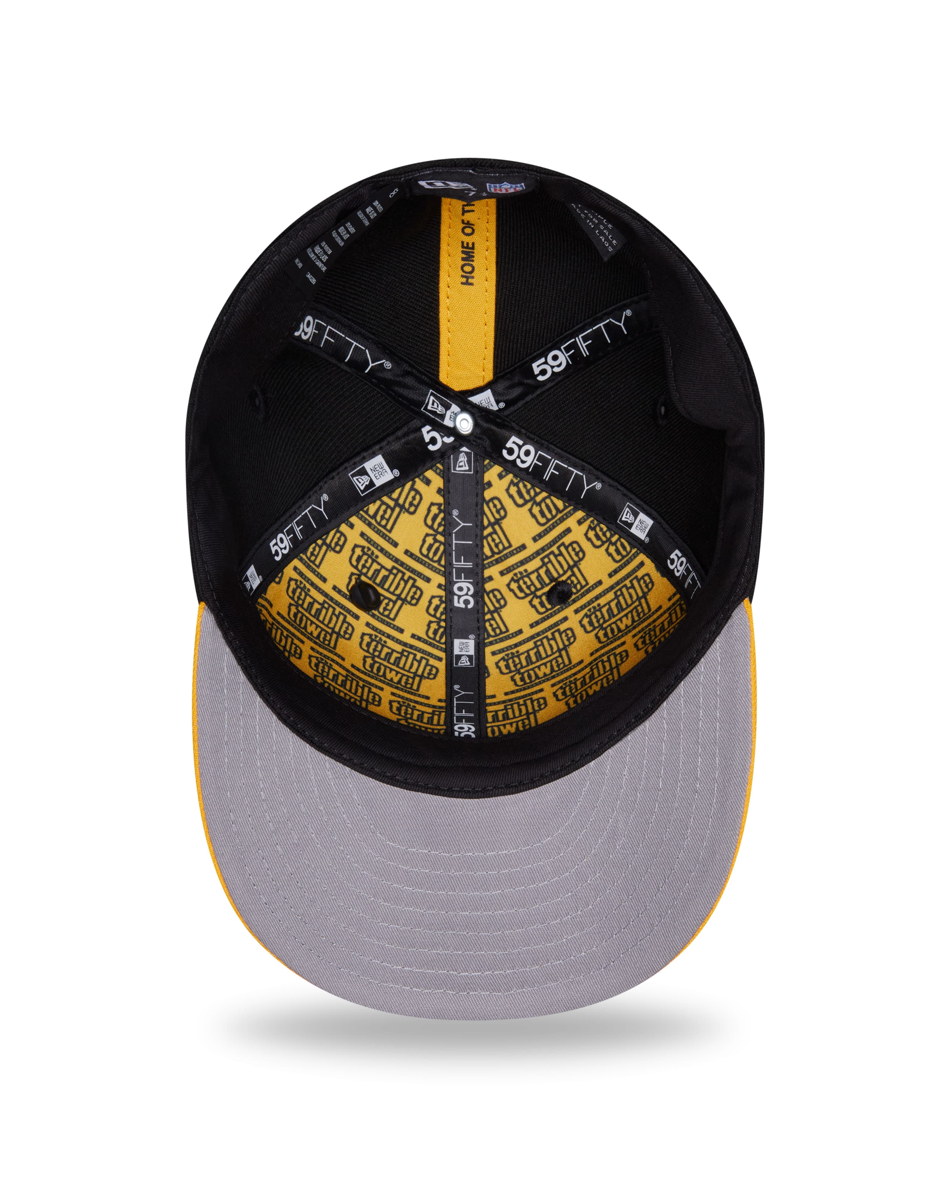 Adult Pittsburgh Steelers New Era Team Color 2026 NFL Draft 59FIFTY Fitted Hat - Men's - Image 4