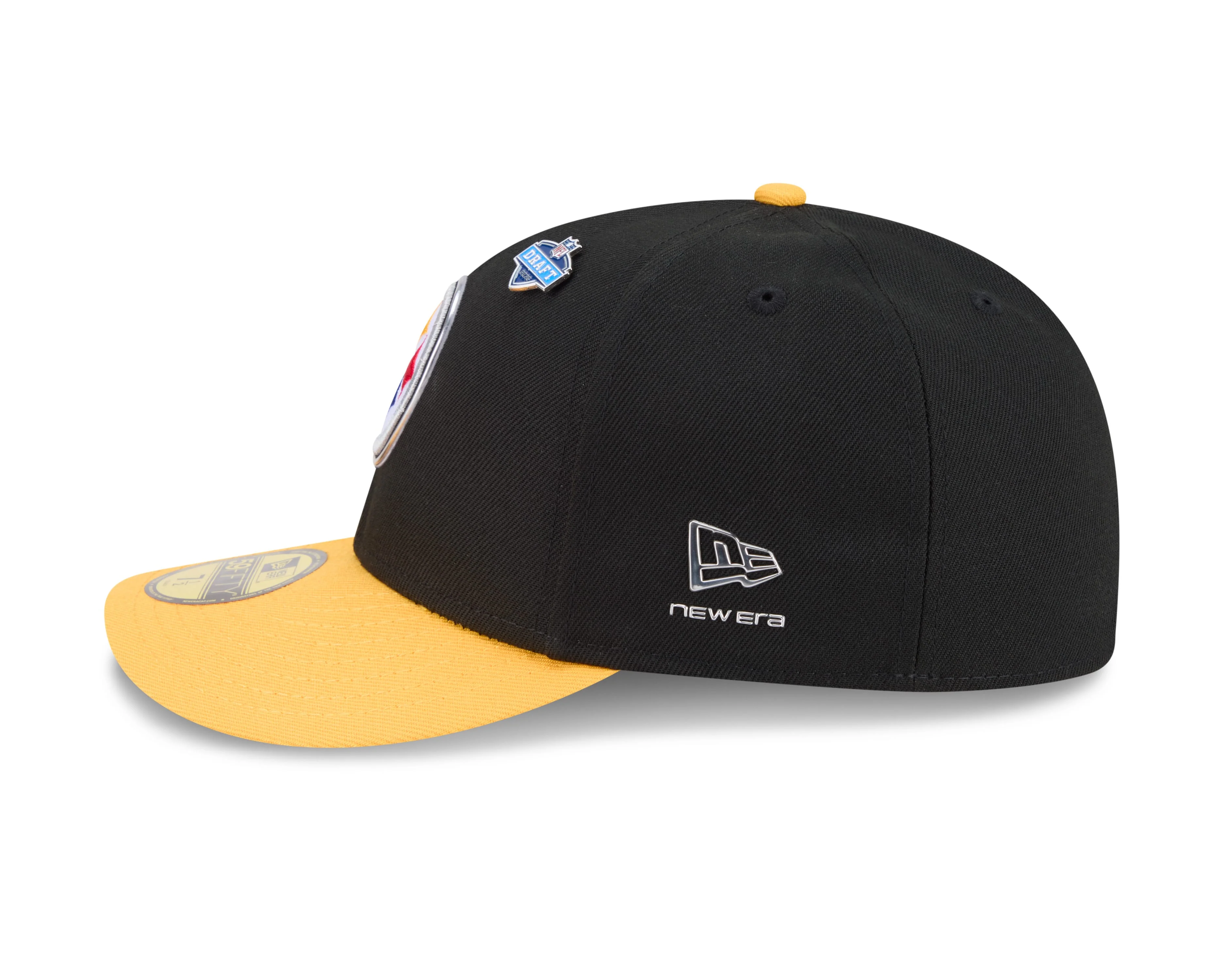 Adult Pittsburgh Steelers New Era Team Color 2026 NFL Draft 59FIFTY Fitted Hat - Men's - Image 5