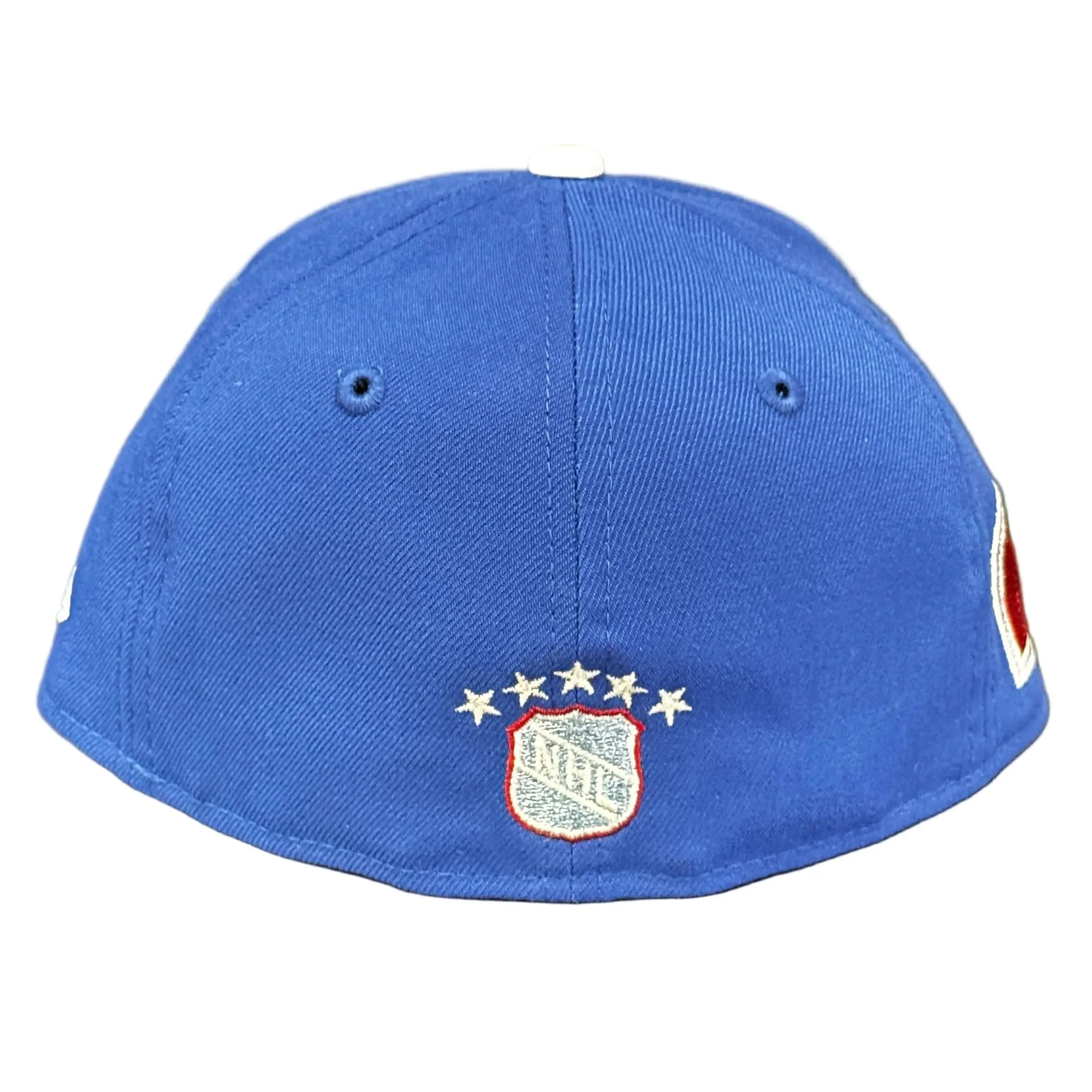 Adult Quebec Nordiques New Era Blue Custom Side Patch 59FIFTY Fitted Hat - Men's - Image 3