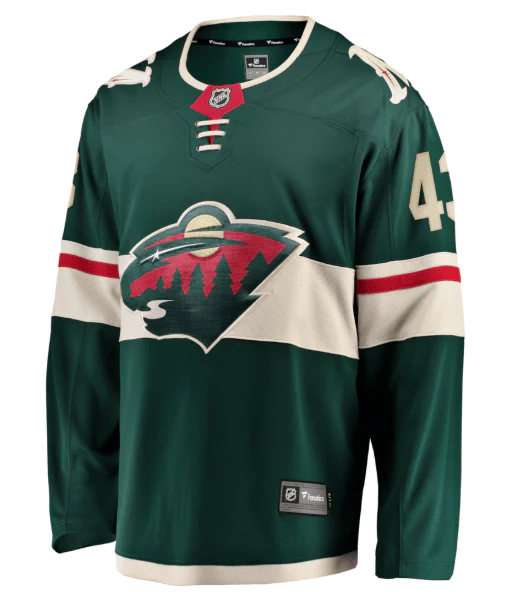 Adult Quinn Hughes Minnesota Wild Fanatics Green Breakaway Player Jersey - Men's - Image 3