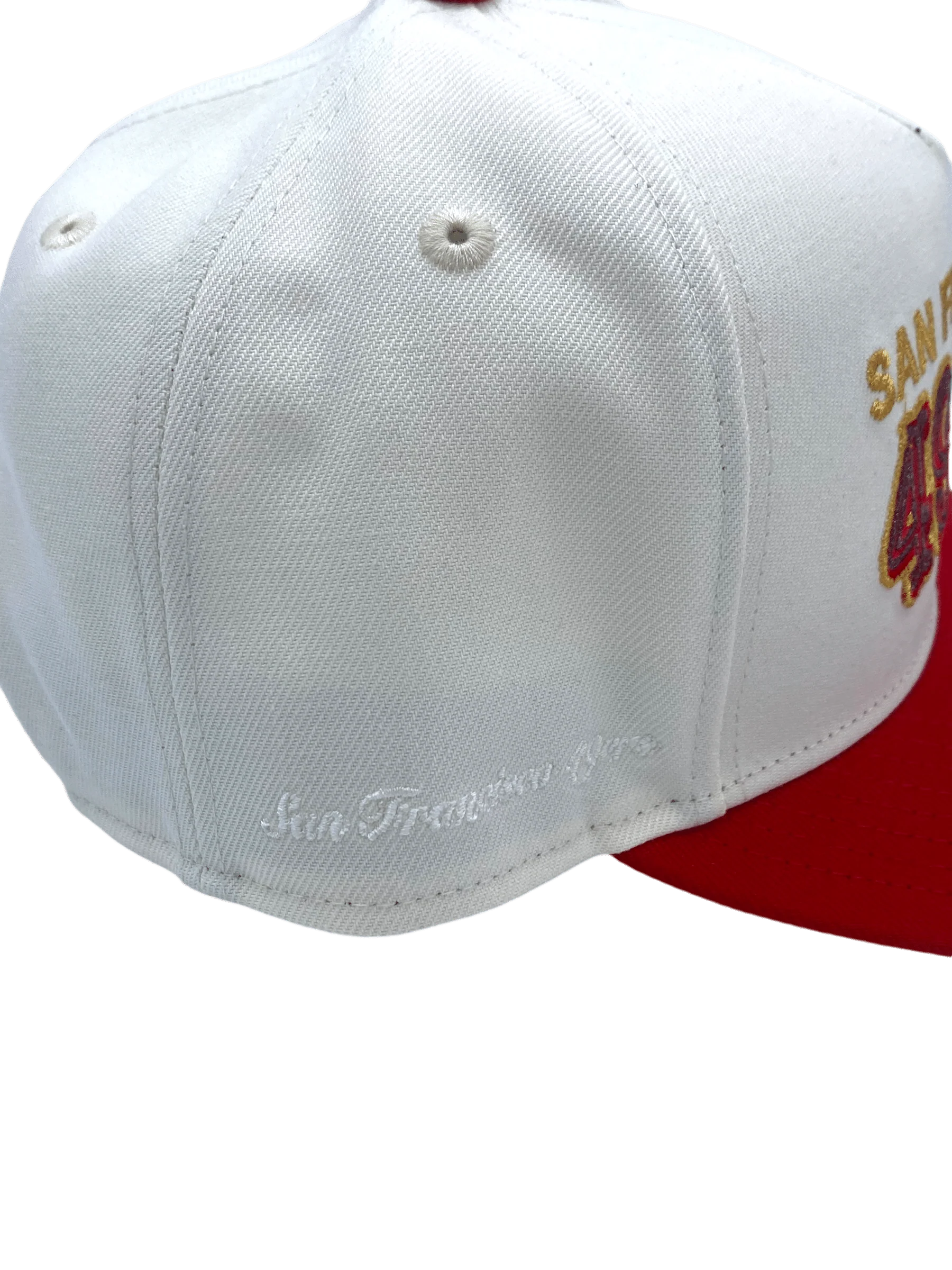 Adult San Francisco 49ers New Era x Pro Image Chrome A-Frame 9FIFTY Adjustable Snapback Hat - Men's - Image 3