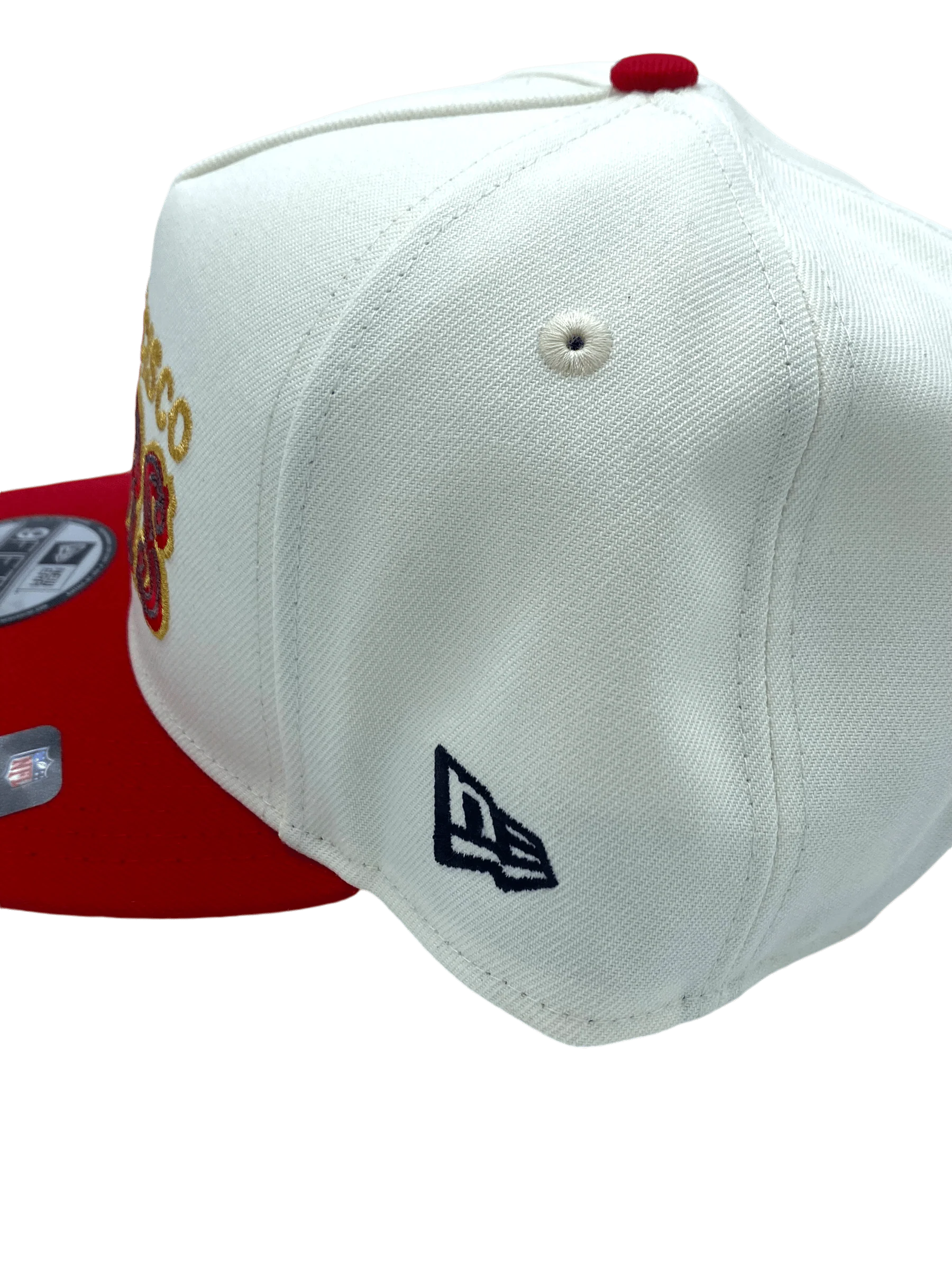 Adult San Francisco 49ers New Era x Pro Image Chrome A-Frame 9FIFTY Adjustable Snapback Hat - Men's - Image 4