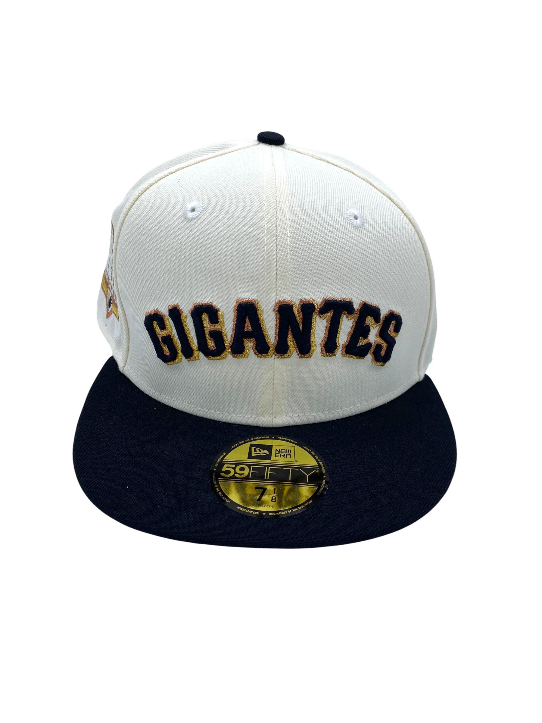 Adult San Francisco Giants New Era Chrome/Black Gigantes Side Patch 59FIFTY Fitted Hat - Men's - Image 4