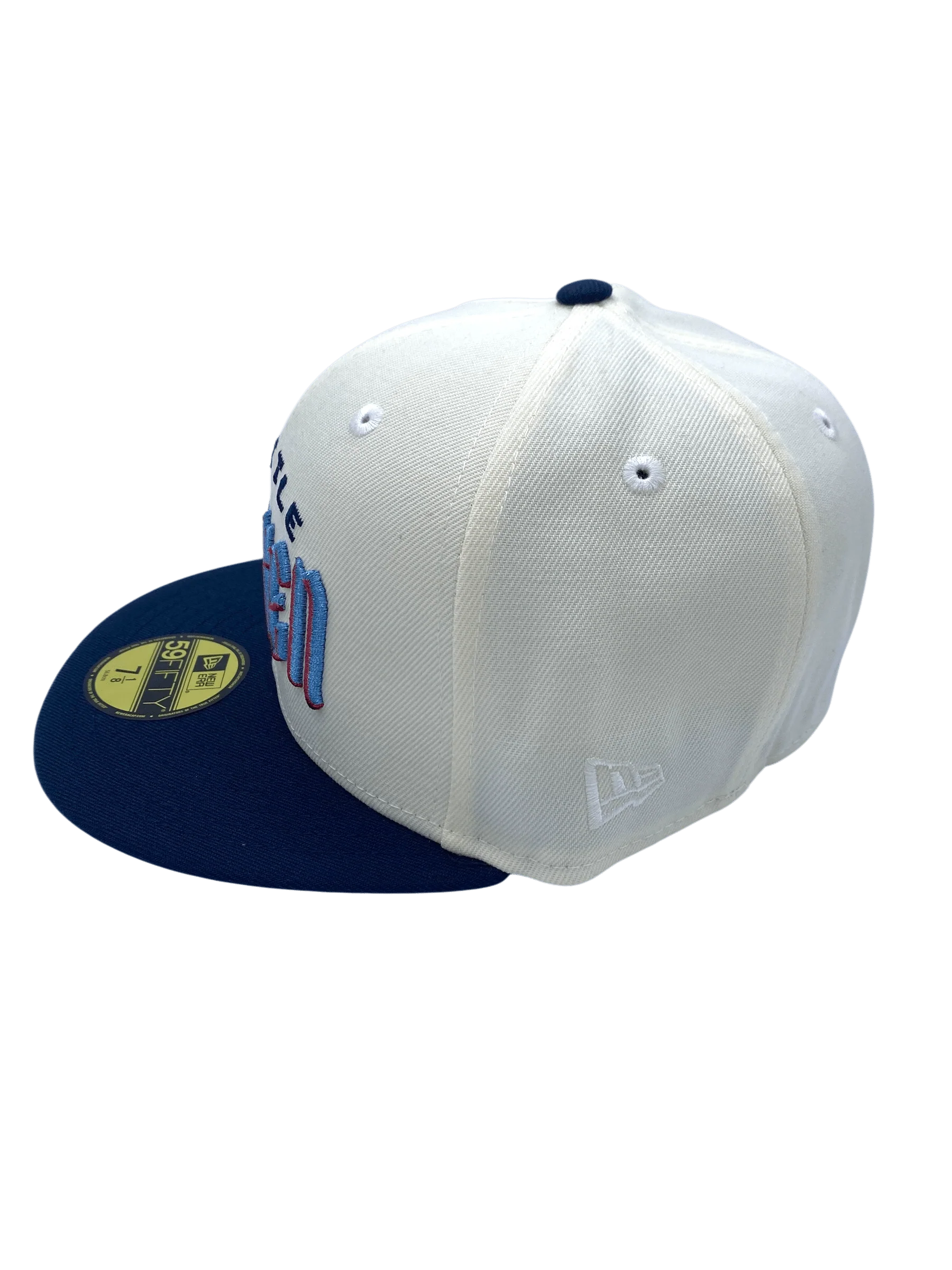 Adult Seattle Kraken New Era Chrome Custom Side Patch 59FIFTY Fitted Hat - Men's - Image 5