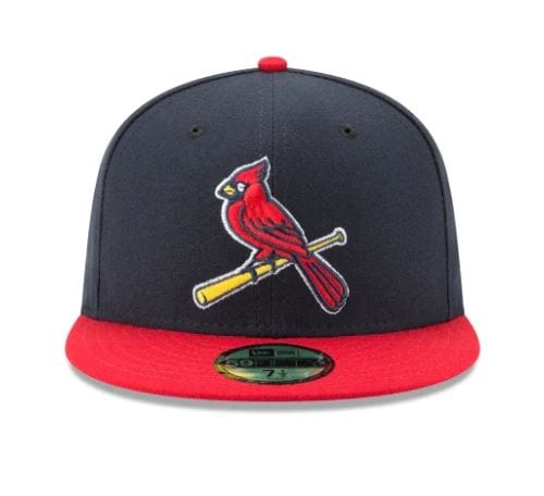 Adult St. Louis Cardinals New Era Navy Alternate Authentic Collection On-Field 59FIFTY Fitted Hat - Men's - Image 4