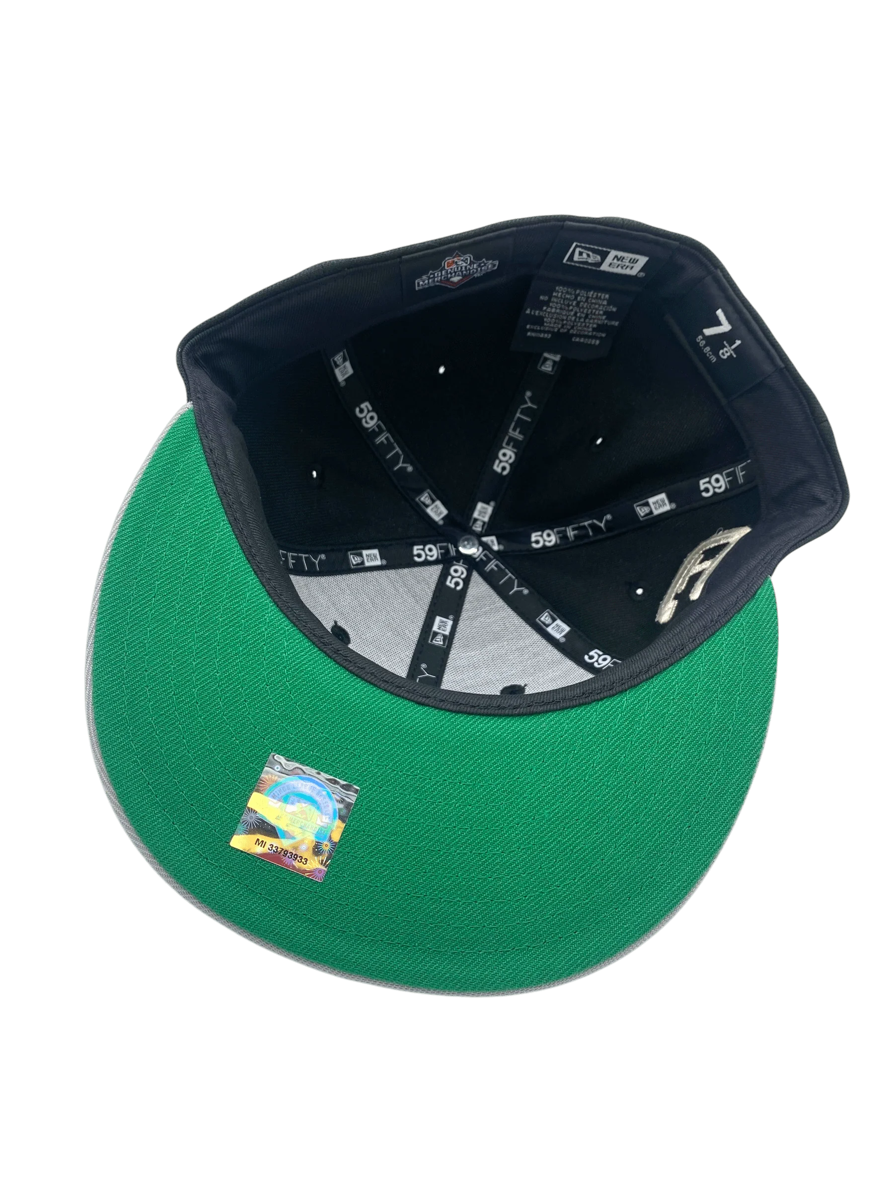 Adult St. Paul Saints New Era Black/Gray Custom Side Patch 59FIFTY Fitted Hat - Men's - Image 2