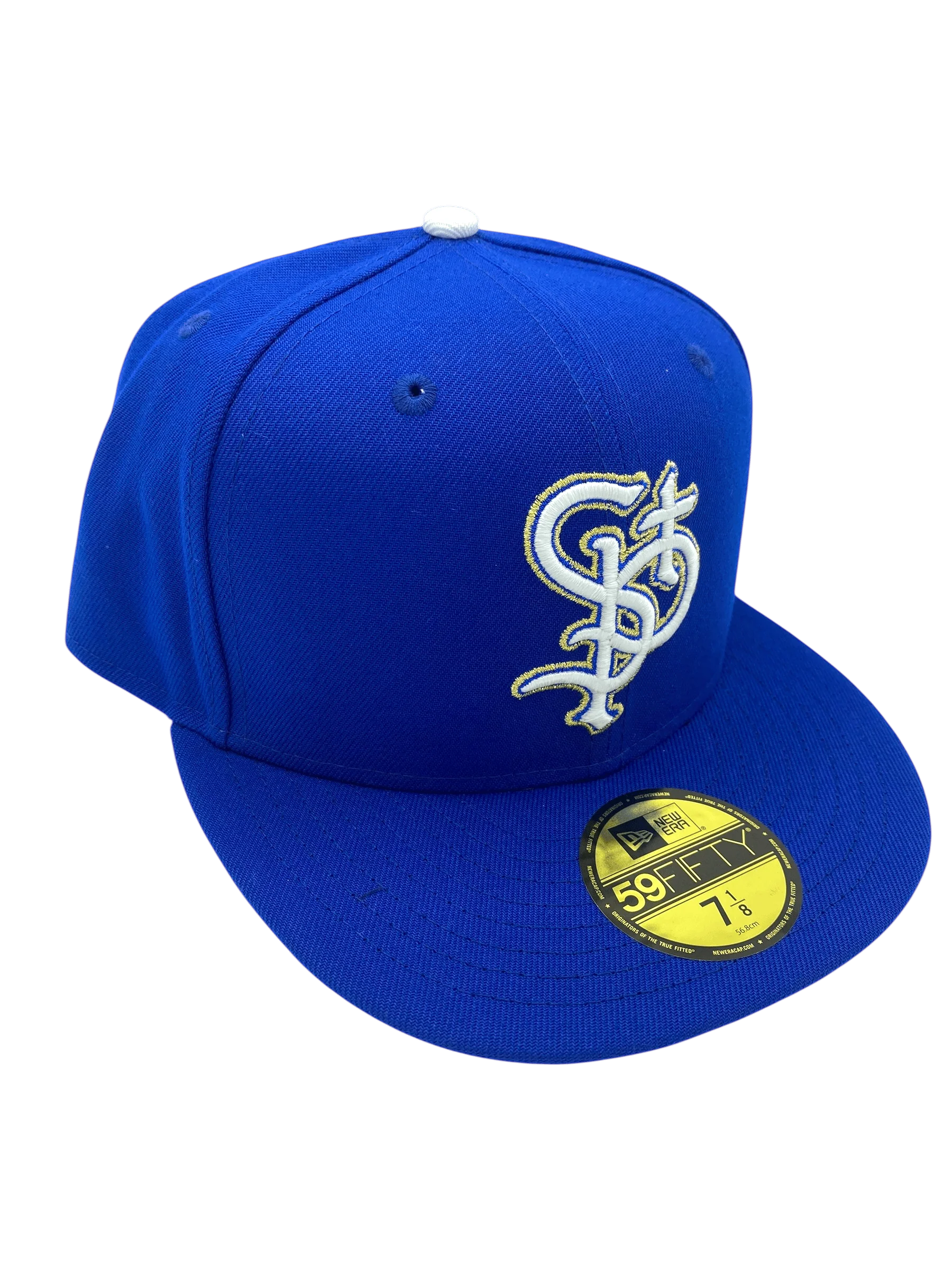 Adult St. Paul Saints New Era Blue On Field Remix Custom 59FIFTY Fitted Hat - Men's - Image 5