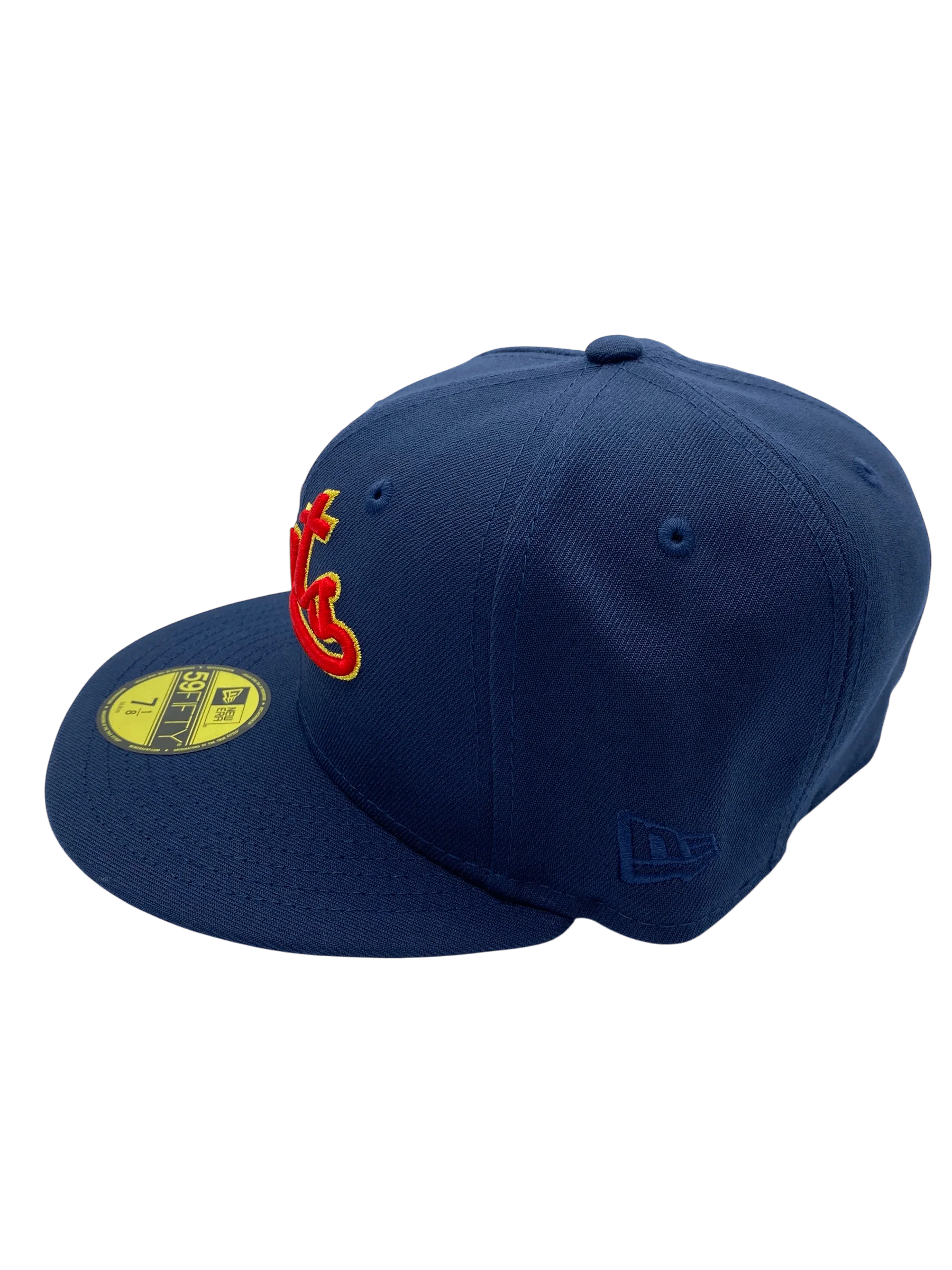 Adult St. Paul Saints New Era Navy Script Road to the Bigs Custom Side Patch 59FIFTY Fitted Hat - Men's - Image 6