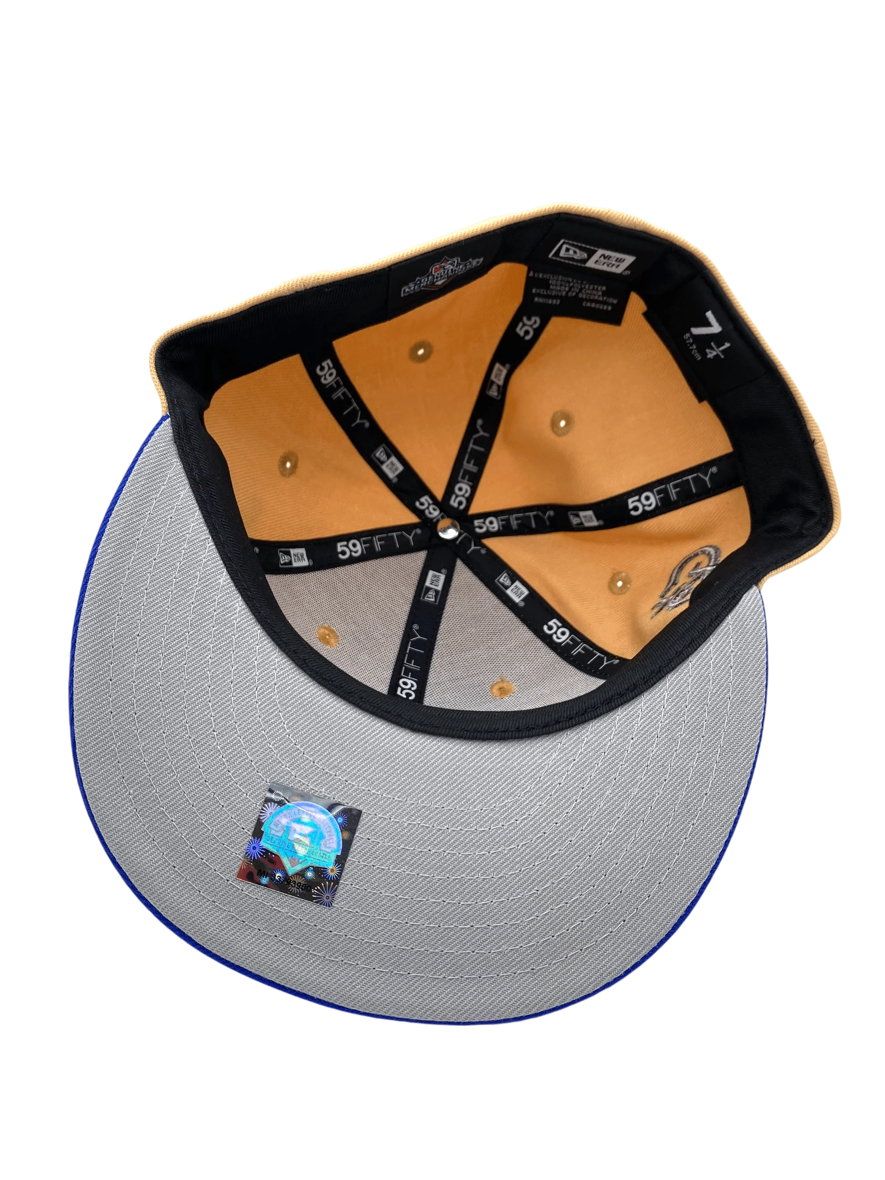 Adult St. Paul Saints New Era Tan/Blue Custom Side Patch 59FIFTY Fitted Hat - Men's - Image 3