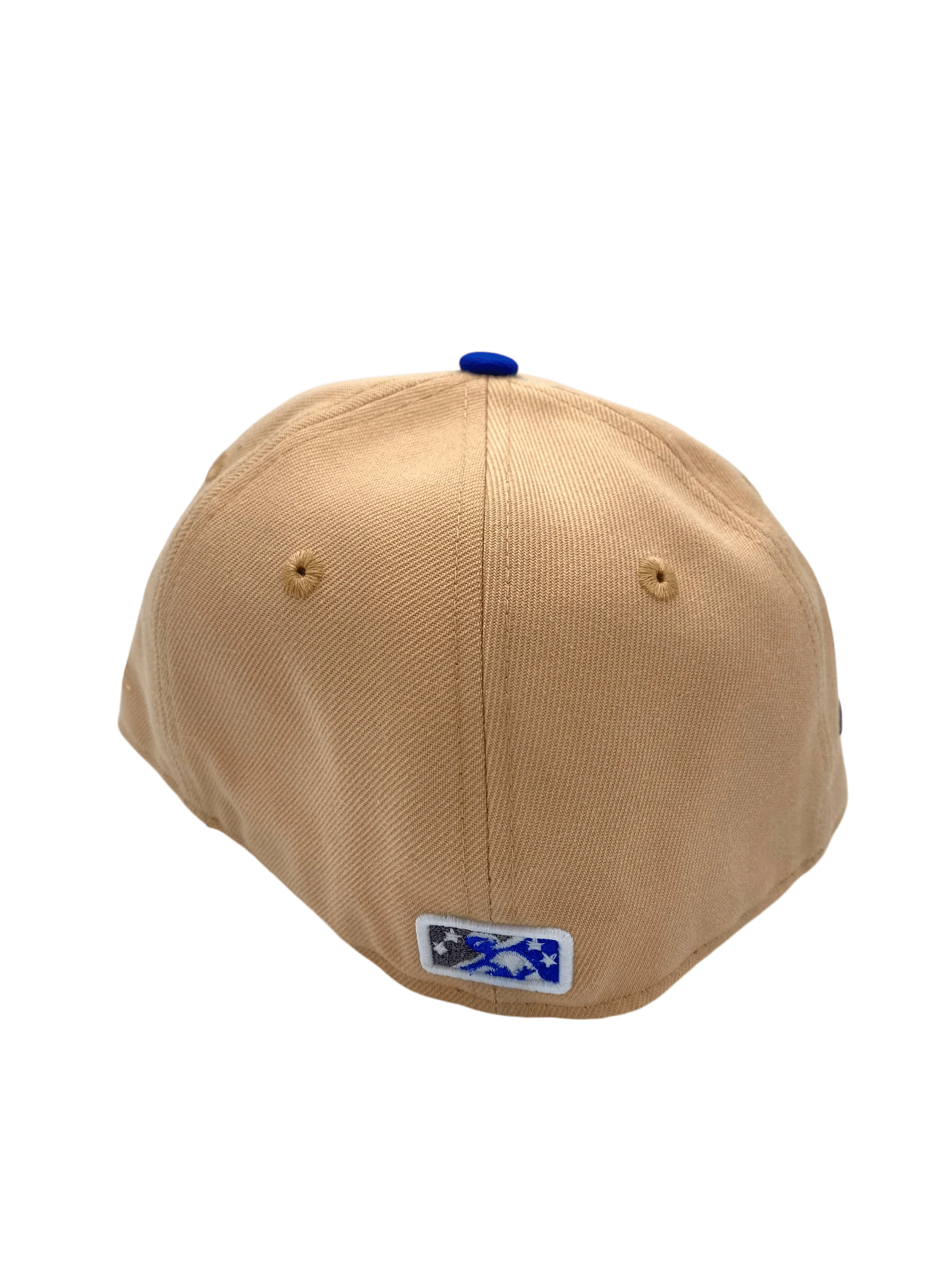 Adult St. Paul Saints New Era Tan/Blue Custom Side Patch 59FIFTY Fitted Hat - Men's - Image 7