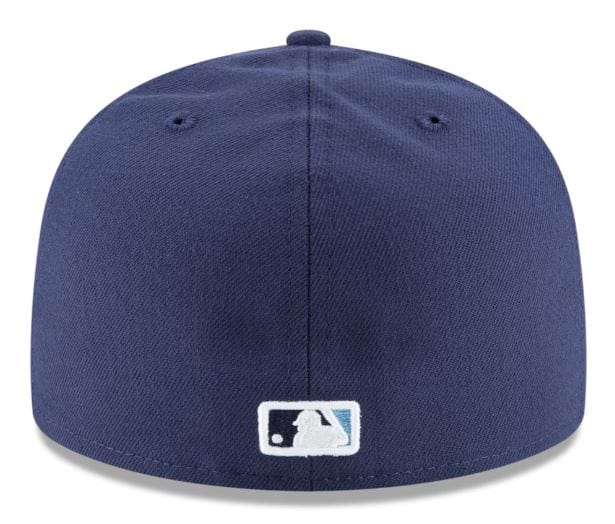 Adult Tampa Bay Rays New Era Navy Alternate Authentic Collection On-Field 59FIFTY Fitted Hat - Men's - Image 2