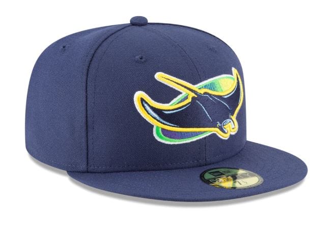 Adult Tampa Bay Rays New Era Navy Alternate Authentic Collection On-Field 59FIFTY Fitted Hat - Men's - Image 4