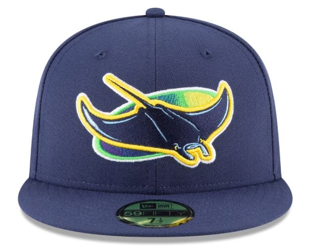 Adult Tampa Bay Rays New Era Navy Alternate Authentic Collection On-Field 59FIFTY Fitted Hat - Men's - Image 5