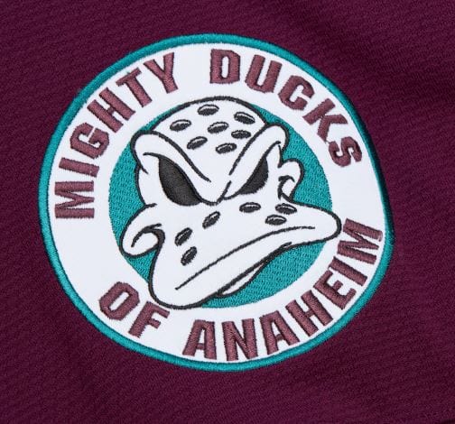 Adult Teemu Selanne Anaheim Mighty Ducks Mitchell & Ness 1996 Purple Power Play Jersey - Men's - Image 4