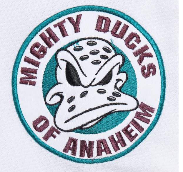 Adult Temmu Selanne Mighty Ducks of Anaheim Mitchell & Ness 1996-97 White Power Play Jersey - Men's - Image 7