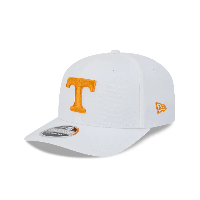 Adult Tennessee Volunteers New Era White Replica Team Logo 9SEVENTY Stretch-Snapback Hat - Men's