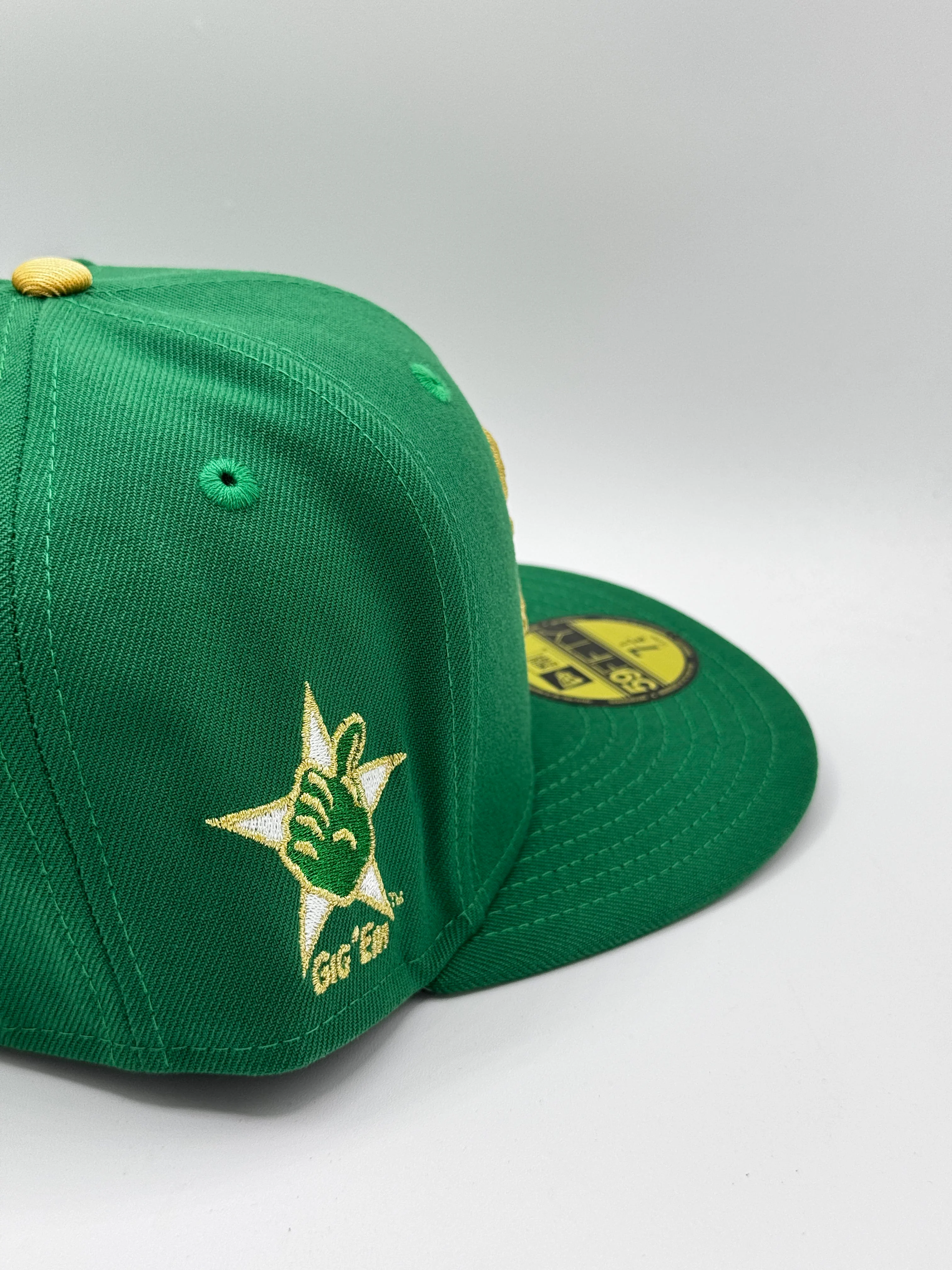 Adult Texas A&M Aggies Green New Era NCAA Money Manziel Custom 59FIFTY Fitted Hat - Men's - Image 3