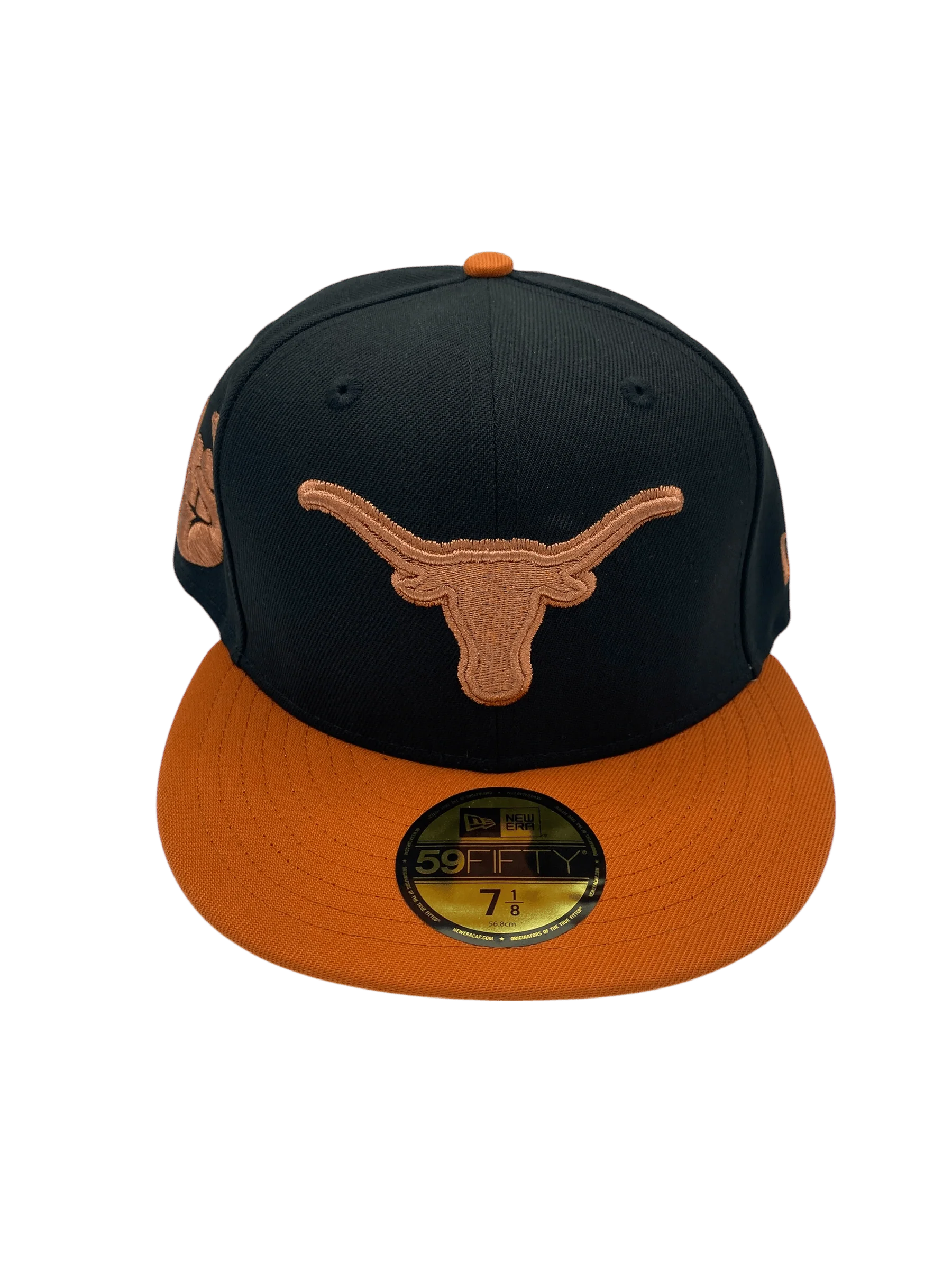 Adult Texas Longhorns New Era Black Hook Em Custom Side Patch 59FIFTY Fitted Hat - Men's - Image 5