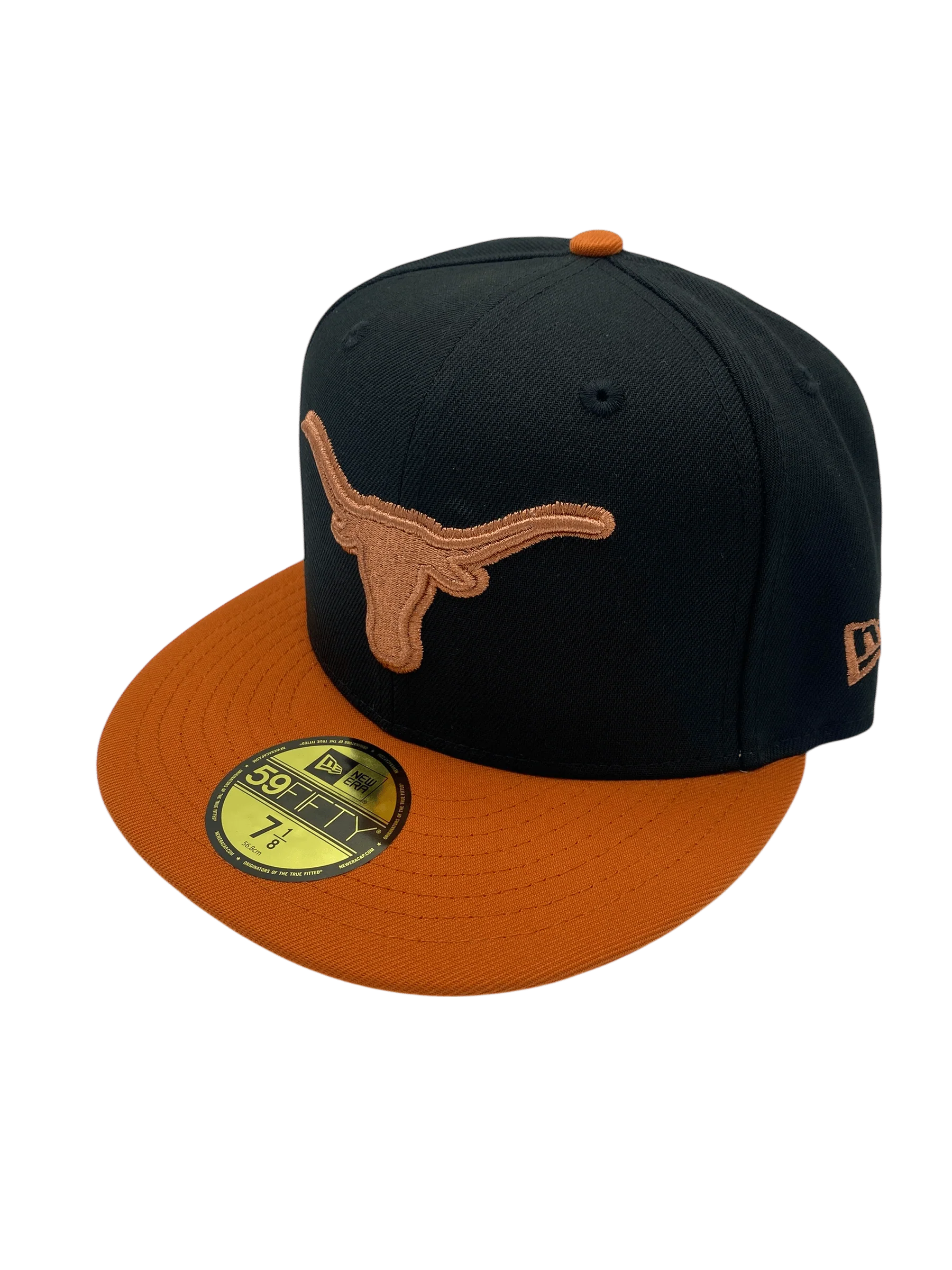 Adult Texas Longhorns New Era Black Hook Em Custom Side Patch 59FIFTY Fitted Hat - Men's - Image 6