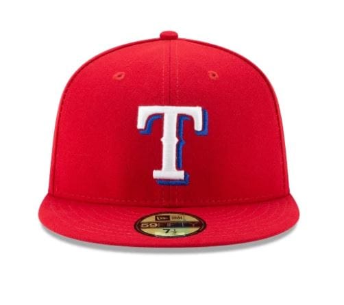 Adult Texas Rangers New Era Red Authentic Collection On-Field 59FIFTY Fitted Hat - Men's - Image 4